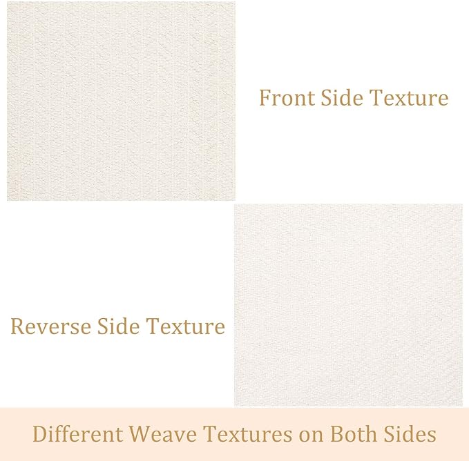 Farmhouse Non Shedding Beige Throw Rug Low Pile Carpet for Kitchen Laundry