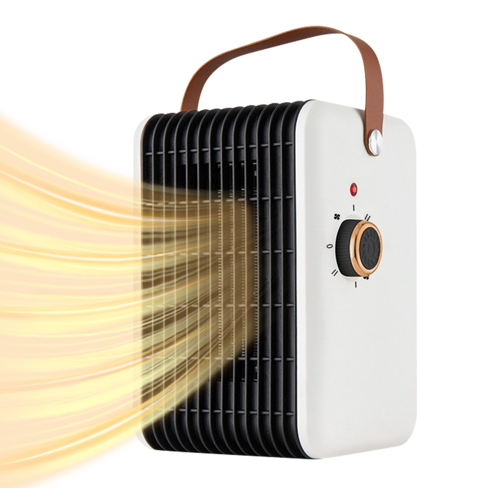 Portable Space Heater for Indoor Use 1500W PTC Electric Heater Fast Heating Ceramic Room Small Heater with Thermostat Heating and Fan Modes for Desk Office Bedroom Home (Green)