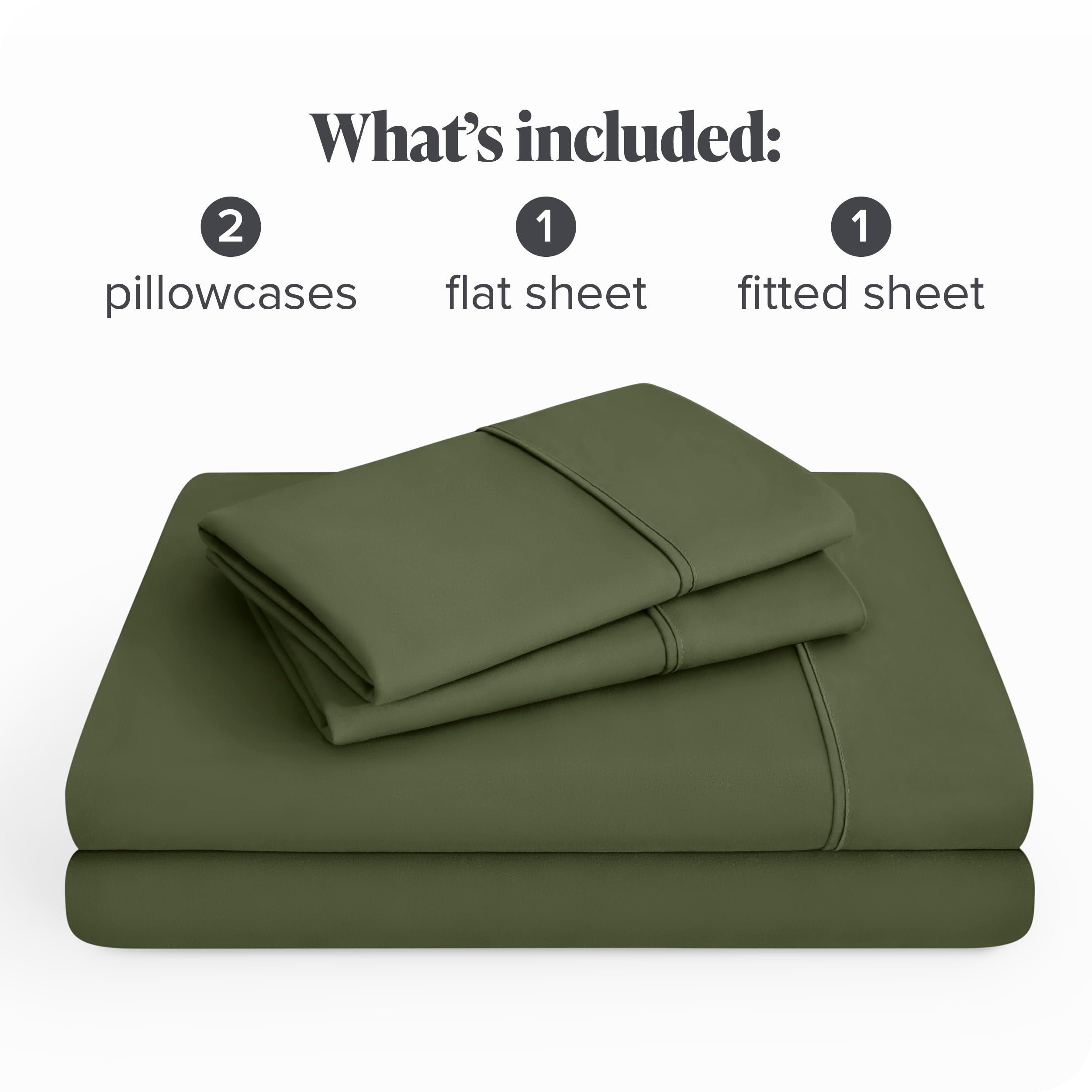 Queen Sheet Set - Luxury 1800 Ultra-Soft Microfiber Queen Bed Sheets - Double Brushed - Deep Pockets - Easy Fit - 4 Piece Set - Bedding Sheets & Pillowcases (Queen, Grey)