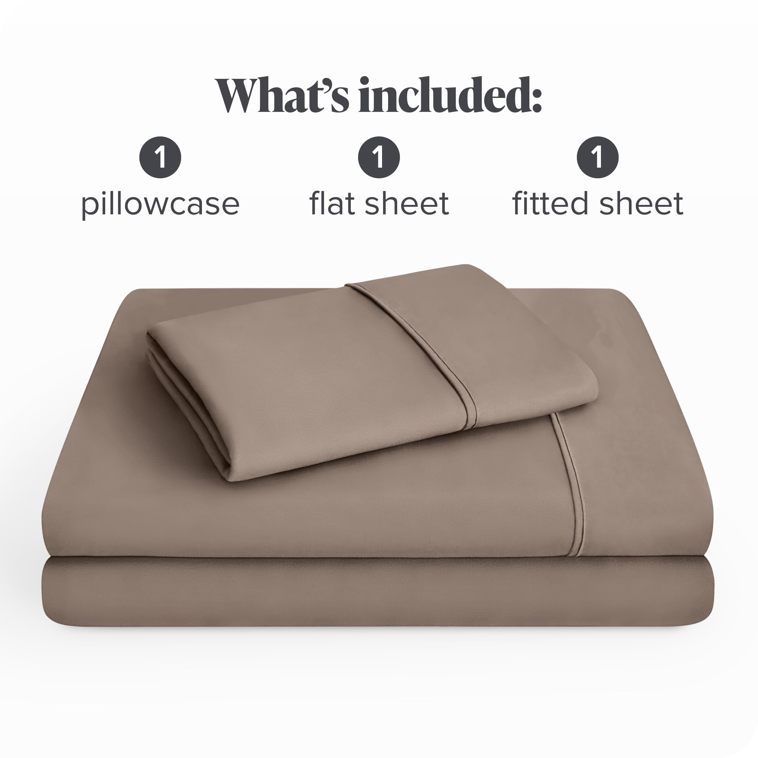 Queen Sheet Set - Luxury 1800 Ultra-Soft Microfiber Queen Bed Sheets - Double Brushed - Deep Pockets - Easy Fit - 4 Piece Set - Bedding Sheets & Pillowcases (Queen, Grey)