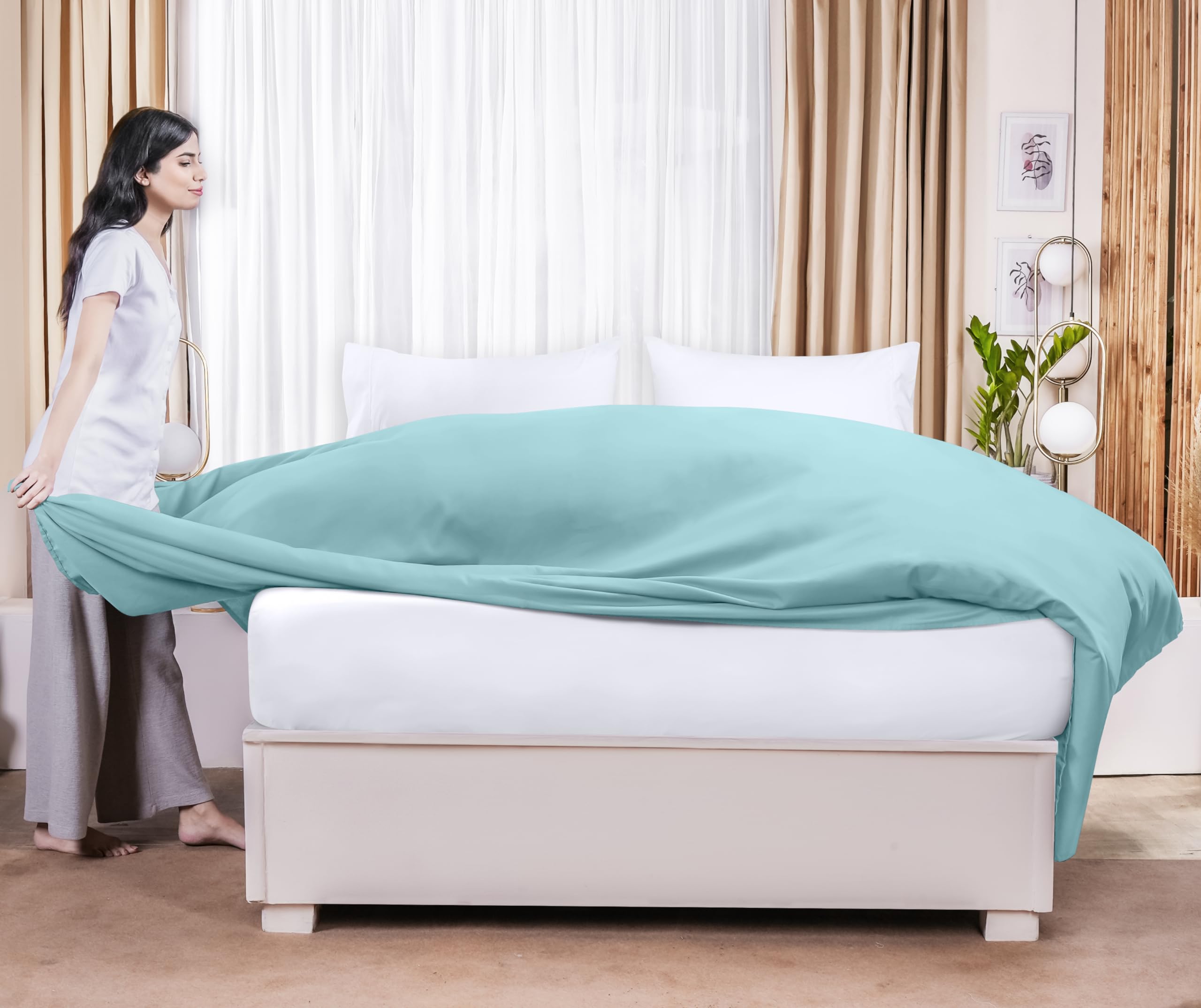 改Utopia Bedding Flat Sheet - Soft Brushed Microfiber Fabric - Shrinkage &amp; Fade Resistant Top Sheet - Easy Care - 1 Flat Sheet Only (Twin, White)