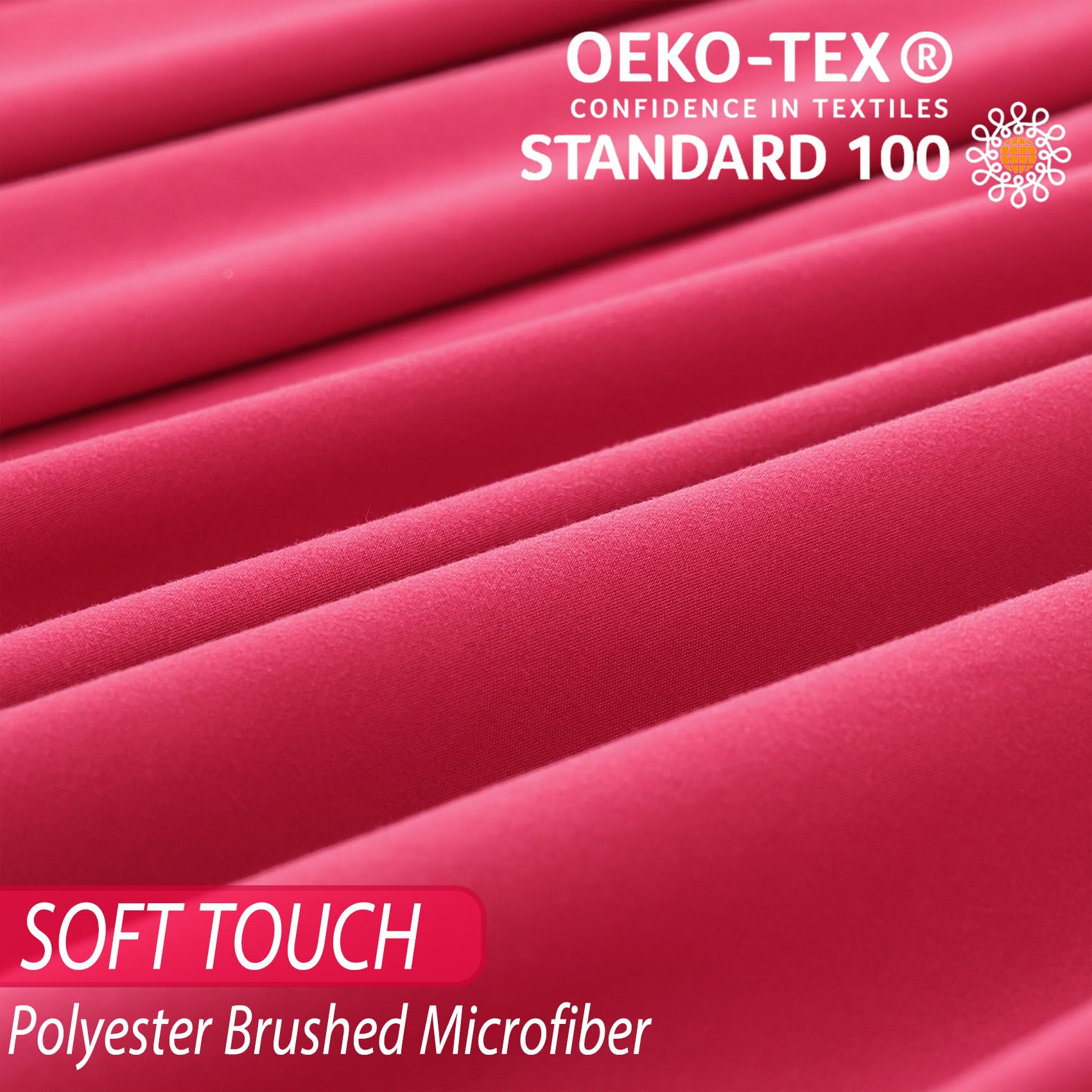 Twin Sheet Set - 3 Piece Soft Breathable Bed Sheets for Twin Size Bed, Extra Deep Pocket Luxury Brushed Sheets, Cooling Hotel Bedding Sheets and Pillowcases, Wrinkle Free Oeko-Tex Sheets
