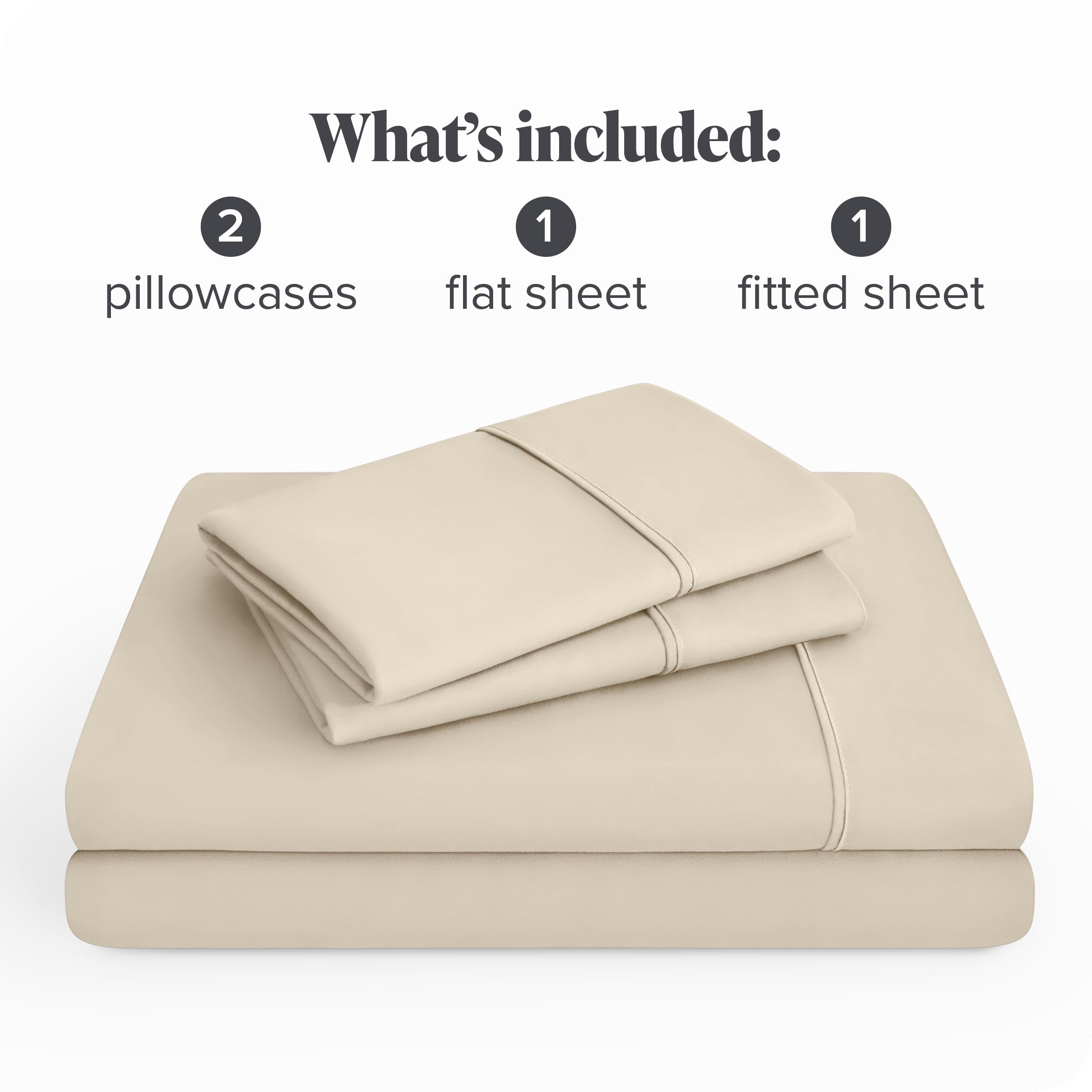 Queen Sheet Set - Luxury 1800 Ultra-Soft Microfiber Queen Bed Sheets - Double Brushed - Deep Pockets - Easy Fit - 4 Piece Set - Bedding Sheets & Pillowcases (Queen, Grey)