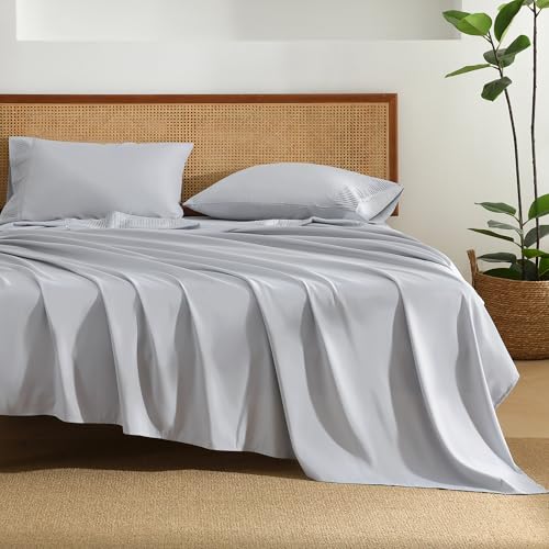 Sheet Set 4 Pieces, Dark Olive Green Super Soft Sheets for Queen Size Bed, Microfiber Queen Sheet, Deep Pocket Up to 16", Hotel Luxury Breathable & Cooling Bed Sheet Set