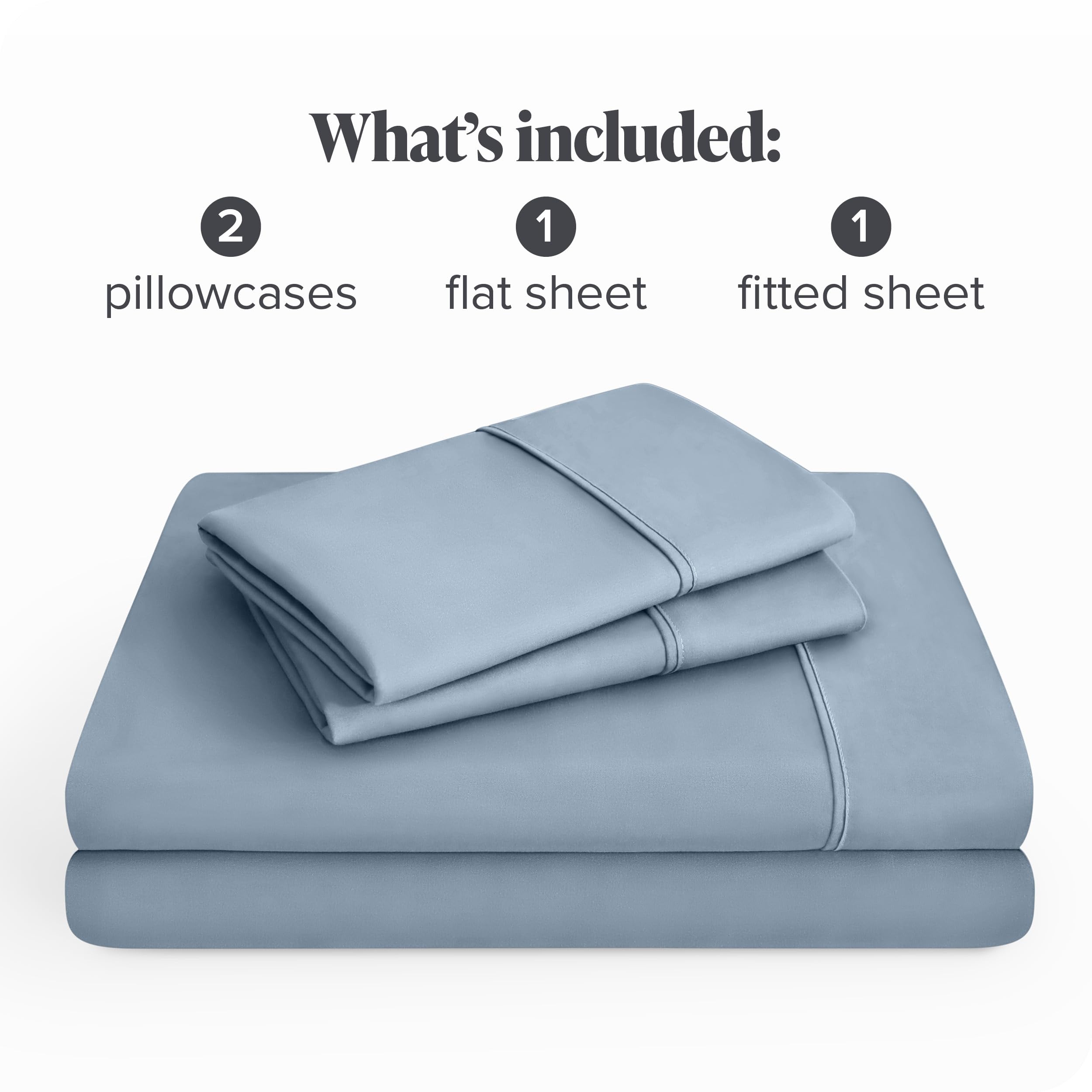 Queen Sheet Set - Luxury 1800 Ultra-Soft Microfiber Queen Bed Sheets - Double Brushed - Deep Pockets - Easy Fit - 4 Piece Set - Bedding Sheets & Pillowcases (Queen, Grey)