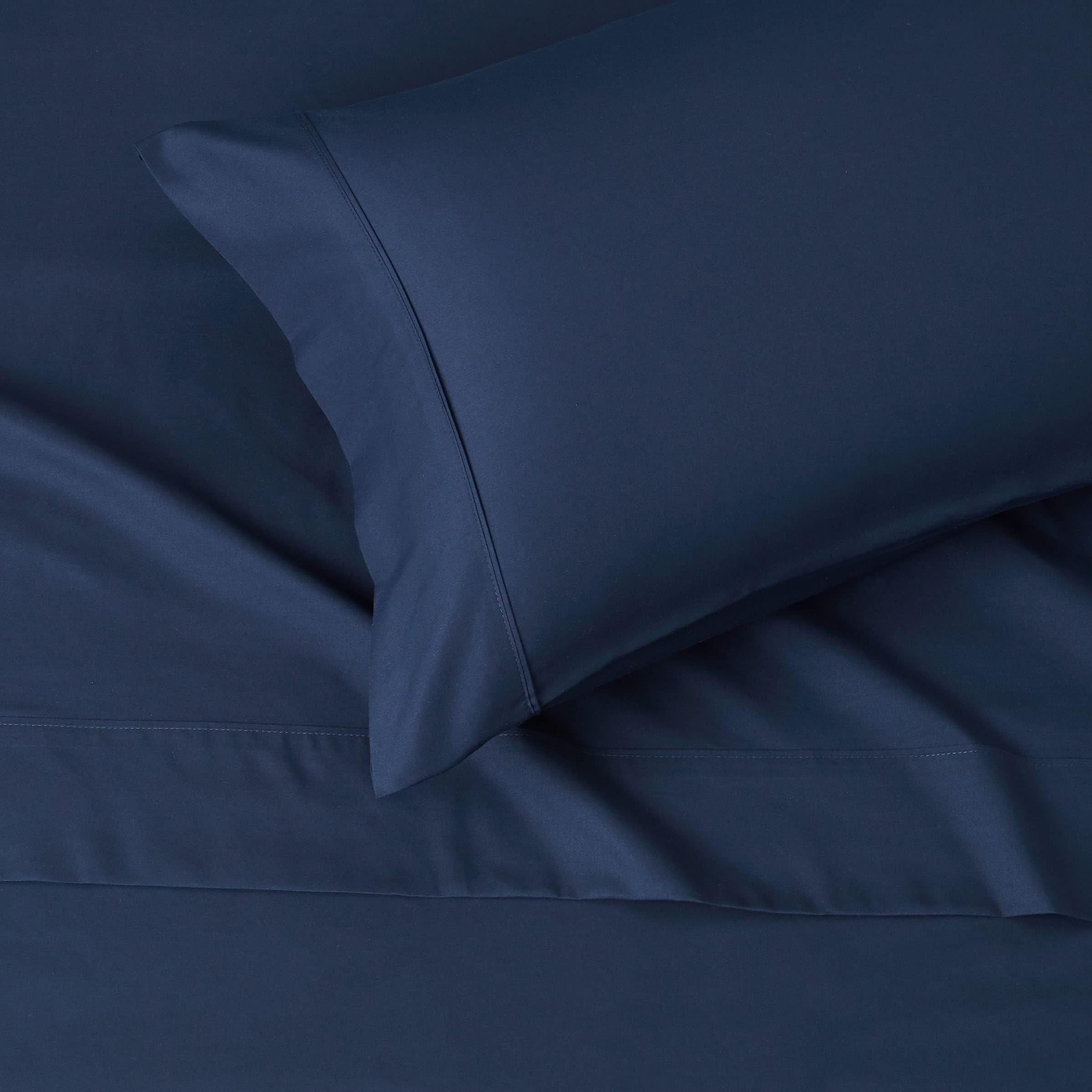 Lightweight Super Soft Easy Care Comfortable Microfiber 3-Piece Bed Sheet Set With 14-inch Deep Pockets, Twin XL, Dark Gray, Solid