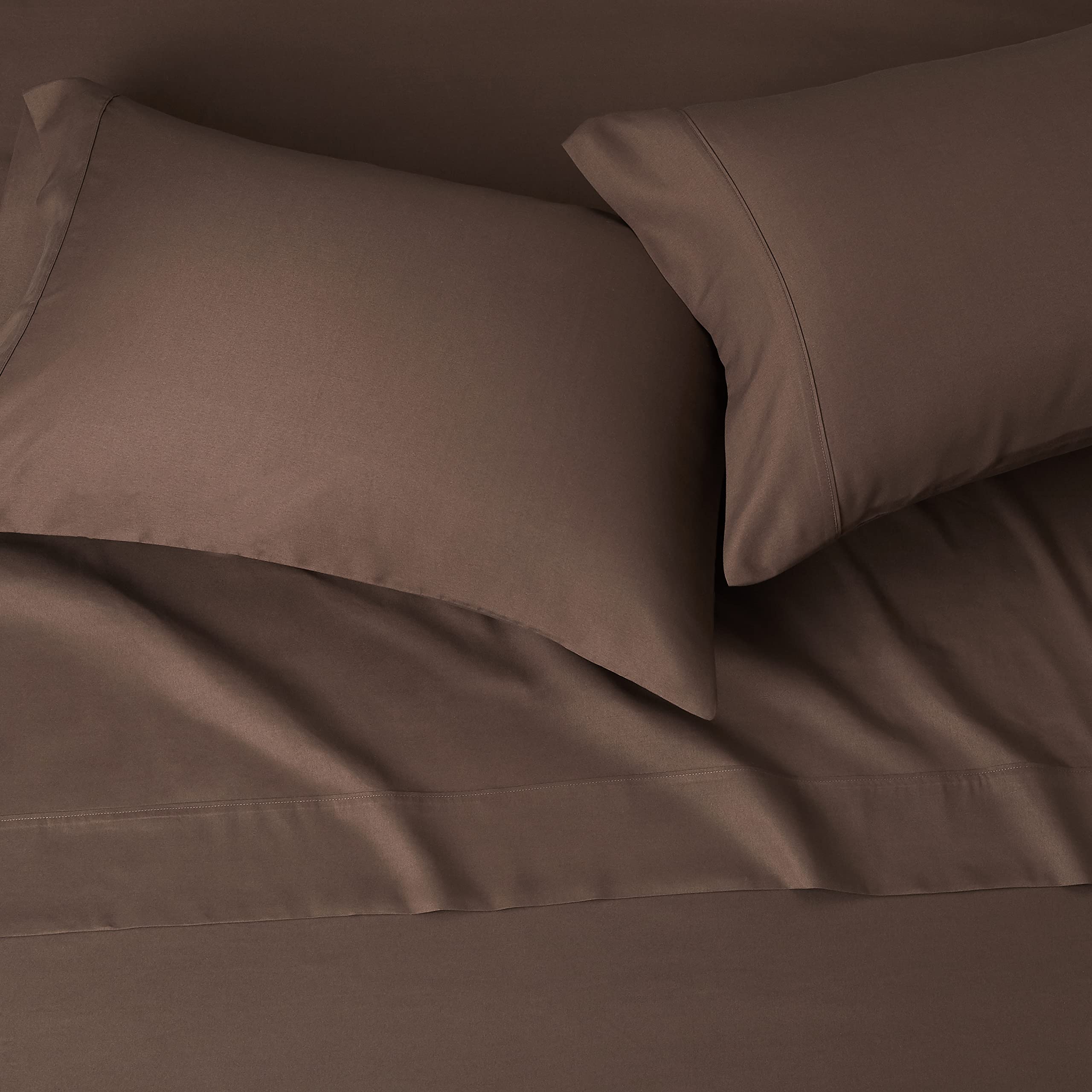 Lightweight Super Soft Easy Care Comfortable Microfiber 3-Piece Bed Sheet Set With 14-inch Deep Pockets, Twin XL, Dark Gray, Solid