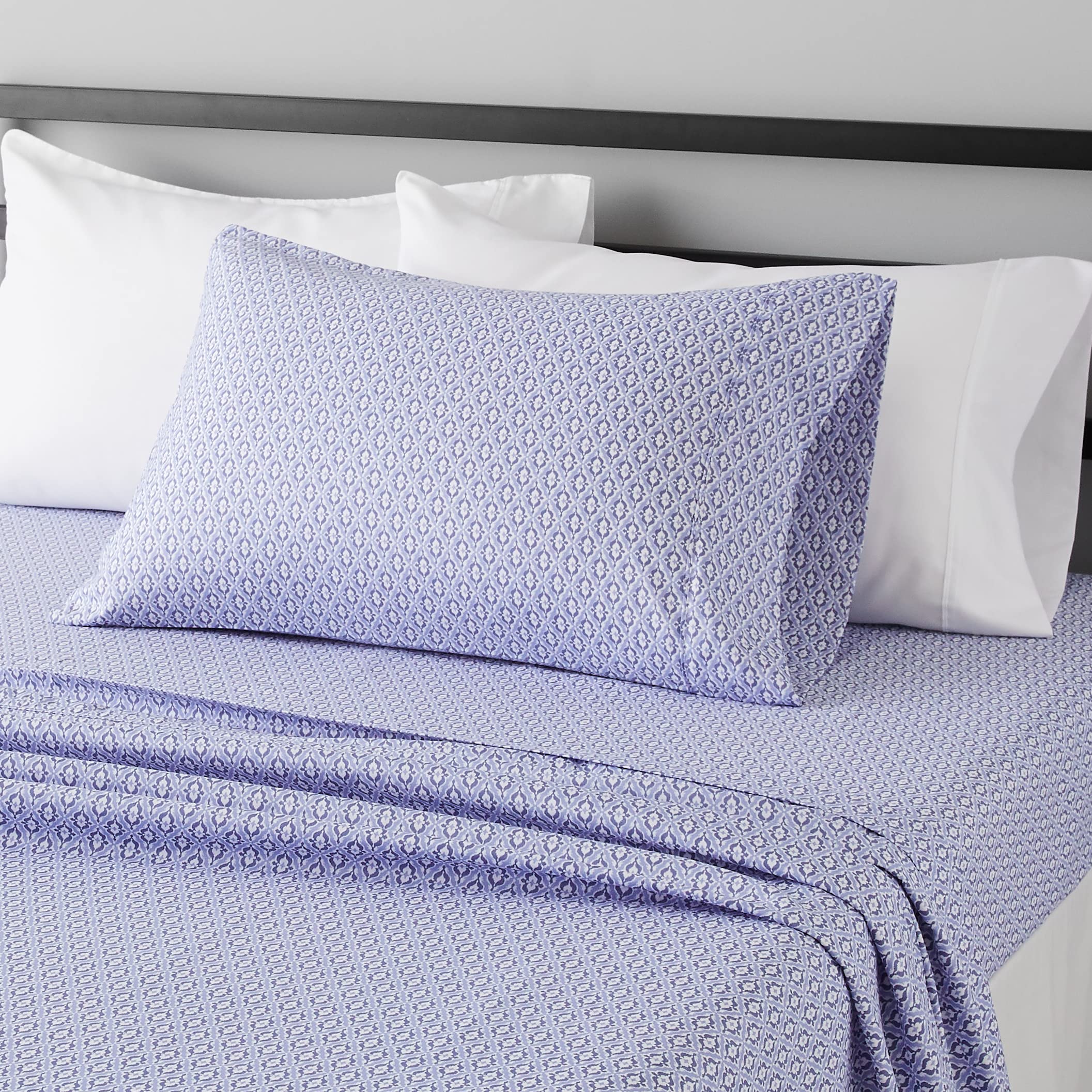 Lightweight Super Soft Easy Care Comfortable Microfiber 3-Piece Bed Sheet Set With 14-inch Deep Pockets, Twin XL, Dark Gray, Solid