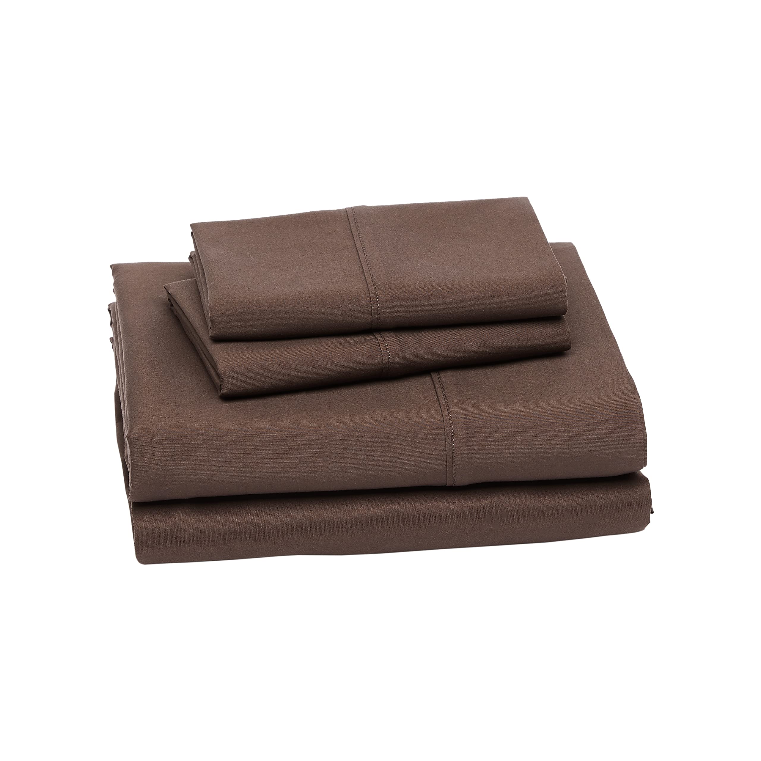 Lightweight Super Soft Easy Care Comfortable Microfiber 3-Piece Bed Sheet Set With 14-inch Deep Pockets, Twin XL, Dark Gray, Solid
