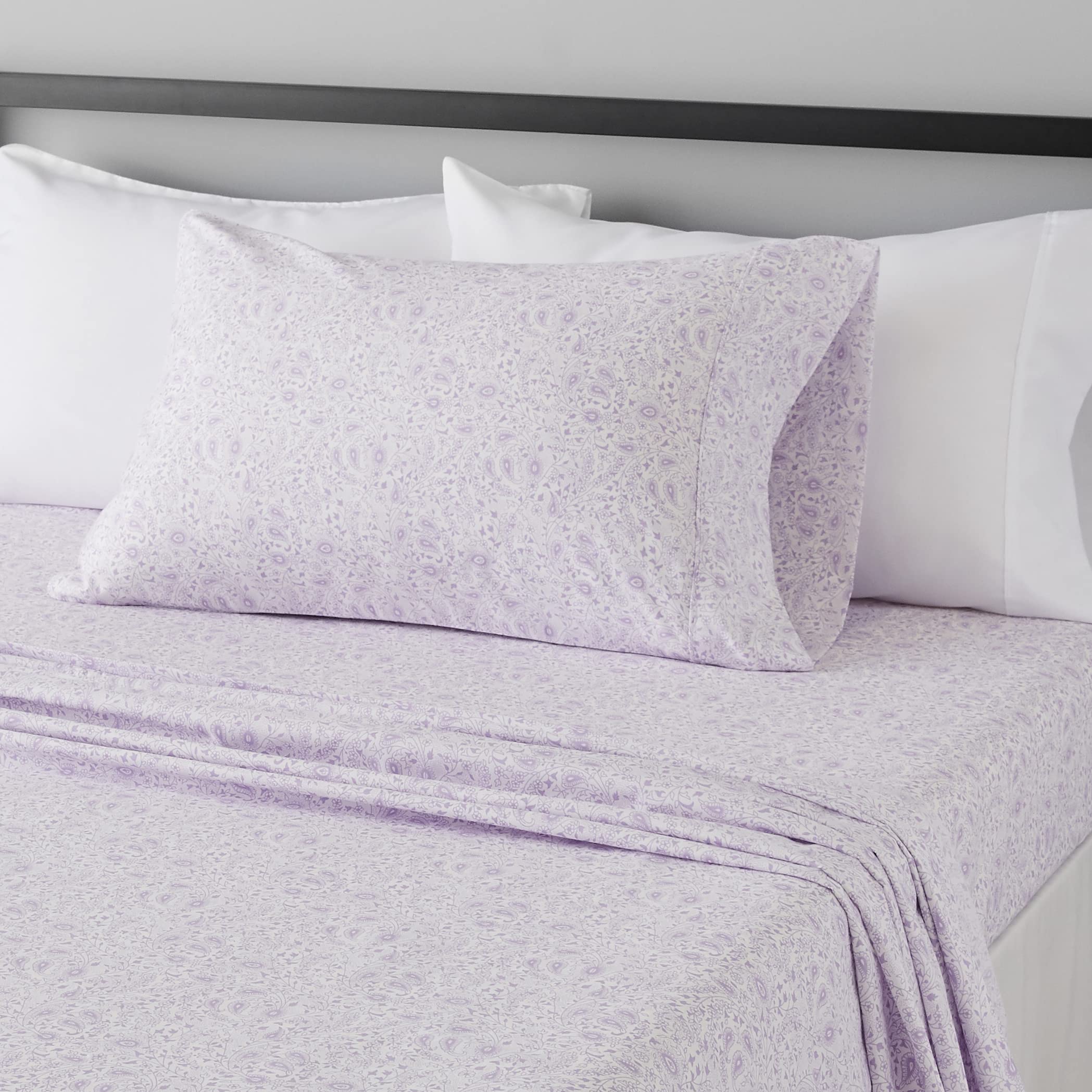 Lightweight Super Soft Easy Care Comfortable Microfiber 3-Piece Bed Sheet Set With 14-inch Deep Pockets, Twin XL, Dark Gray, Solid
