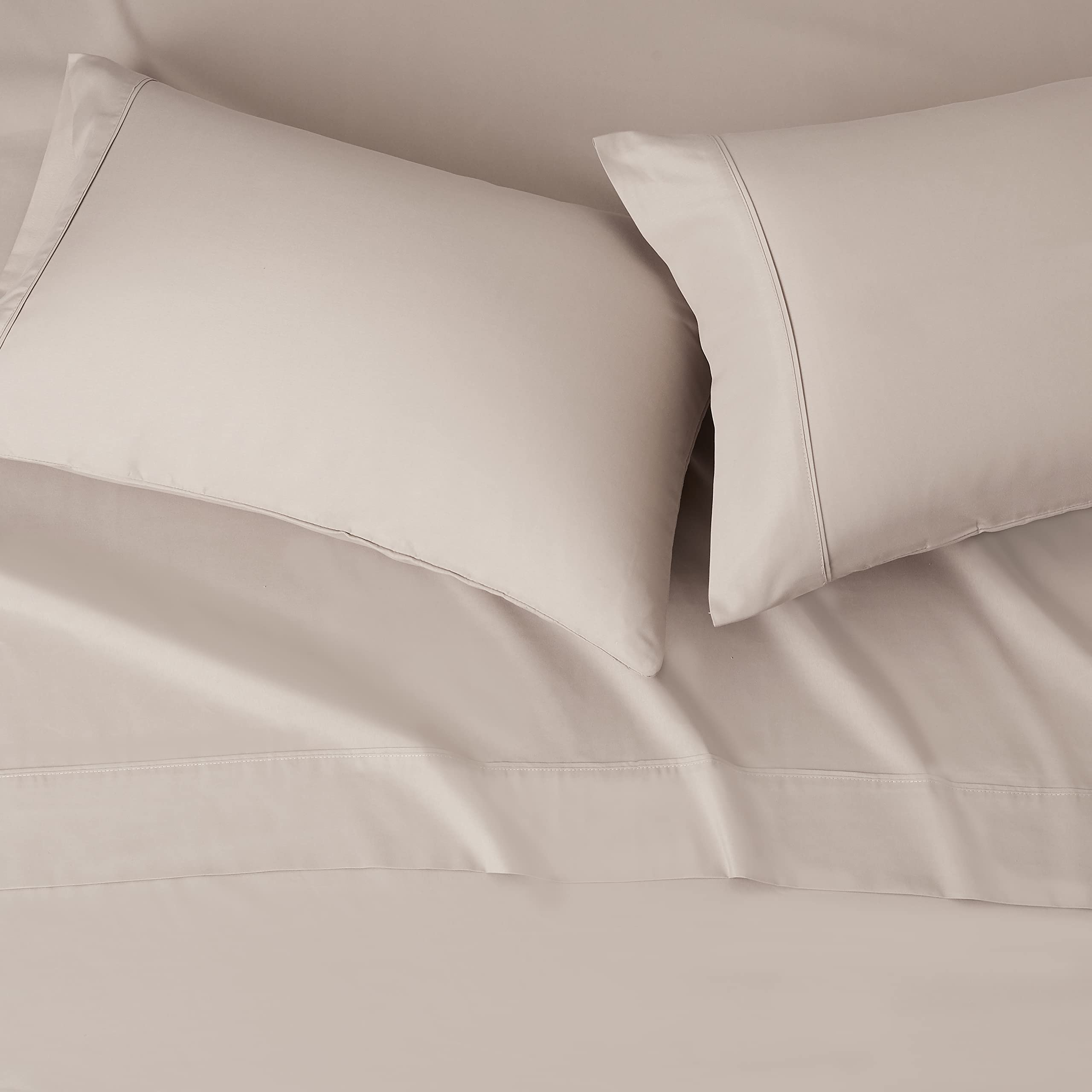 Lightweight Super Soft Easy Care Comfortable Microfiber 3-Piece Bed Sheet Set With 14-inch Deep Pockets, Twin XL, Dark Gray, Solid