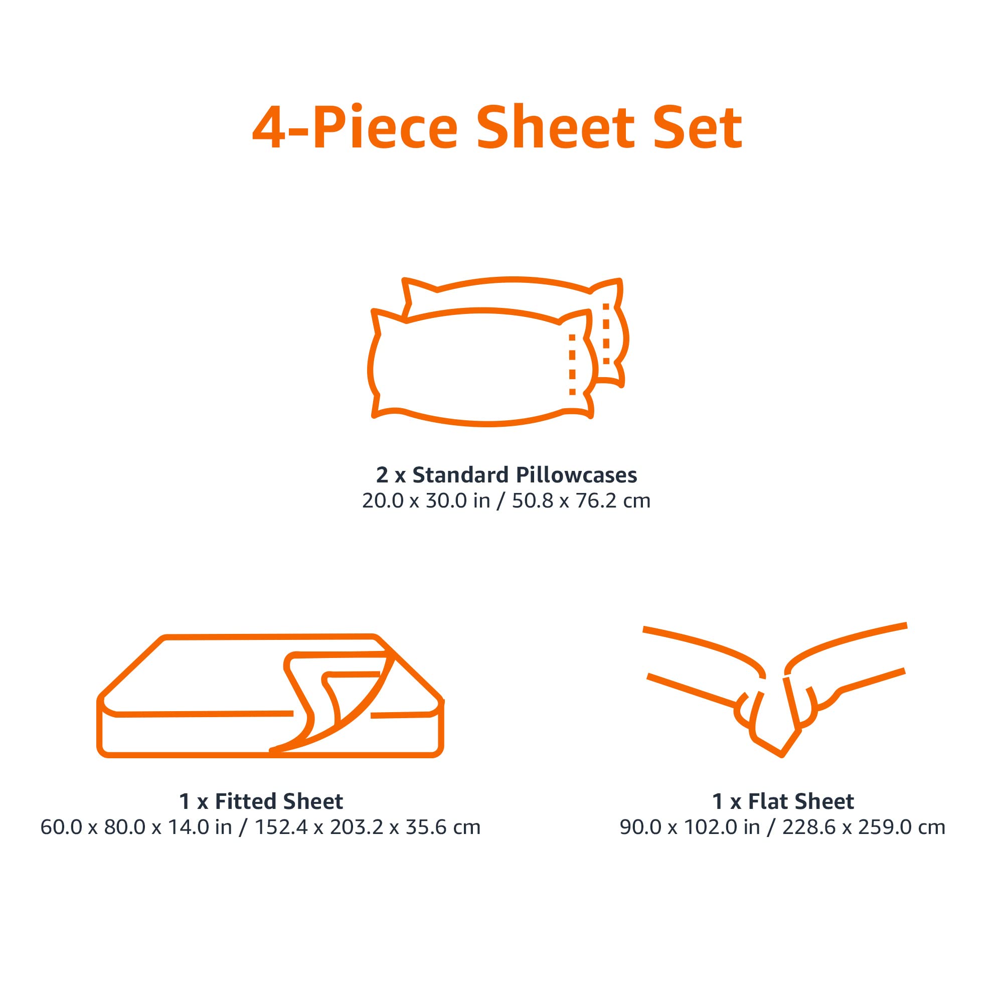 Lightweight Super Soft Easy Care Comfortable Microfiber 3-Piece Bed Sheet Set With 14-inch Deep Pockets, Twin XL, Dark Gray, Solid