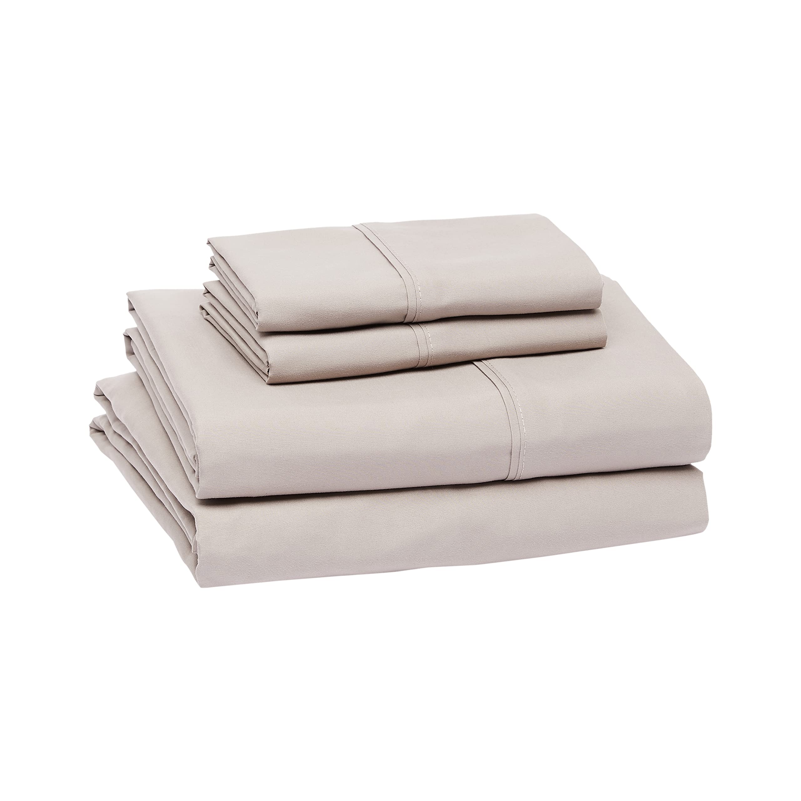 Lightweight Super Soft Easy Care Comfortable Microfiber 3-Piece Bed Sheet Set With 14-inch Deep Pockets, Twin XL, Dark Gray, Solid