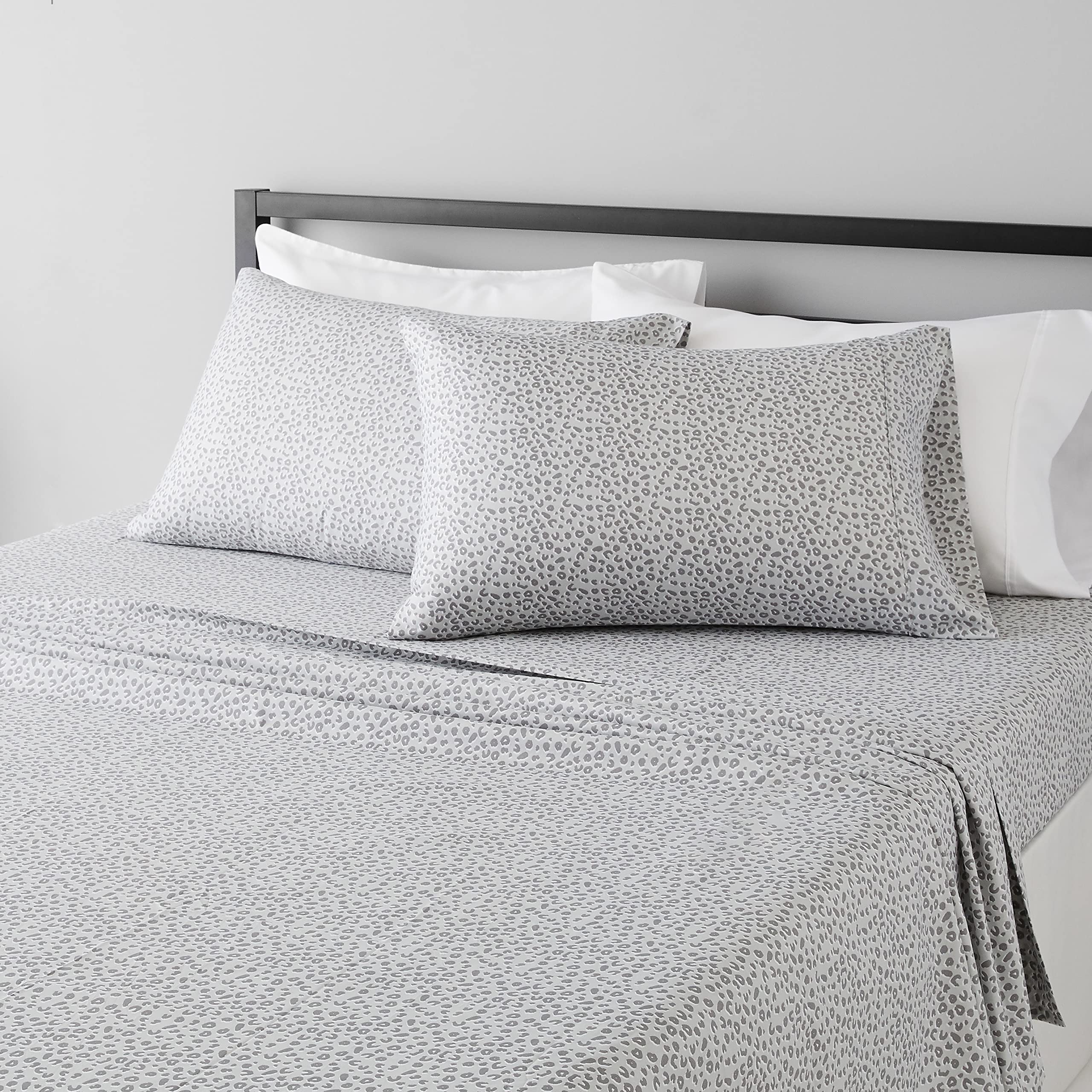 Lightweight Super Soft Easy Care Comfortable Microfiber 3-Piece Bed Sheet Set With 14-inch Deep Pockets, Twin XL, Dark Gray, Solid