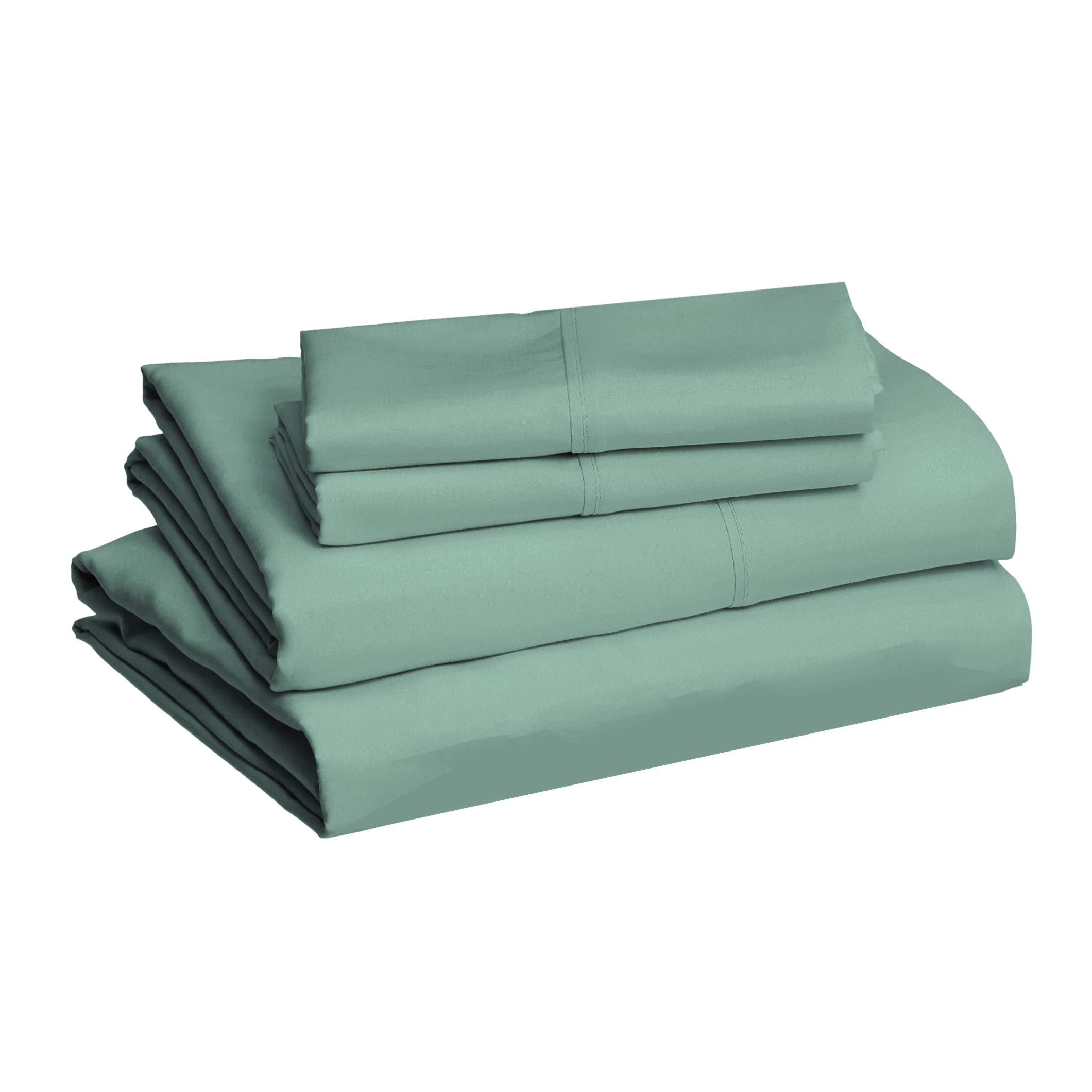 Lightweight Super Soft Easy Care Comfortable Microfiber 3-Piece Bed Sheet Set With 14-inch Deep Pockets, Twin XL, Dark Gray, Solid