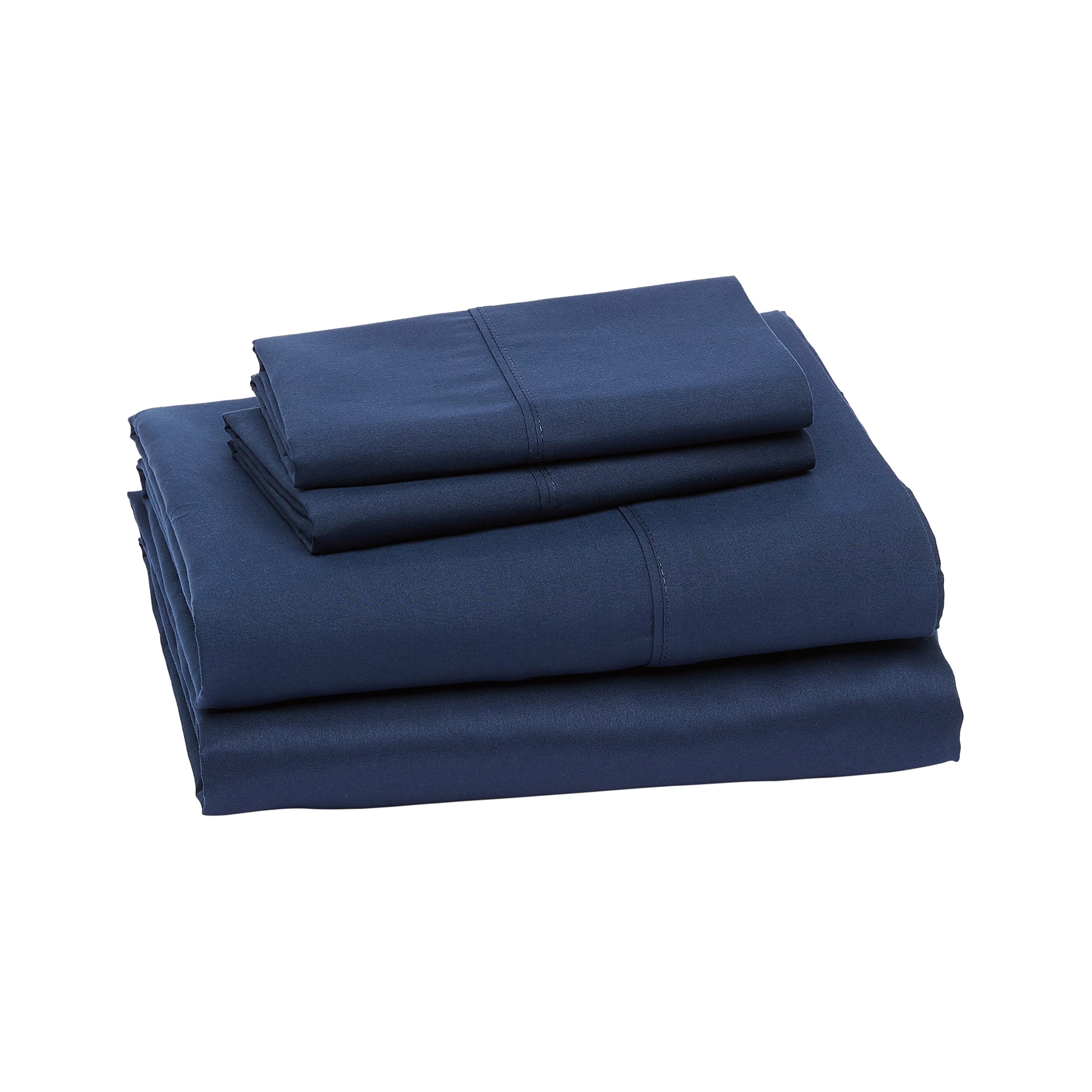 Lightweight Super Soft Easy Care Comfortable Microfiber 3-Piece Bed Sheet Set With 14-inch Deep Pockets, Twin XL, Dark Gray, Solid