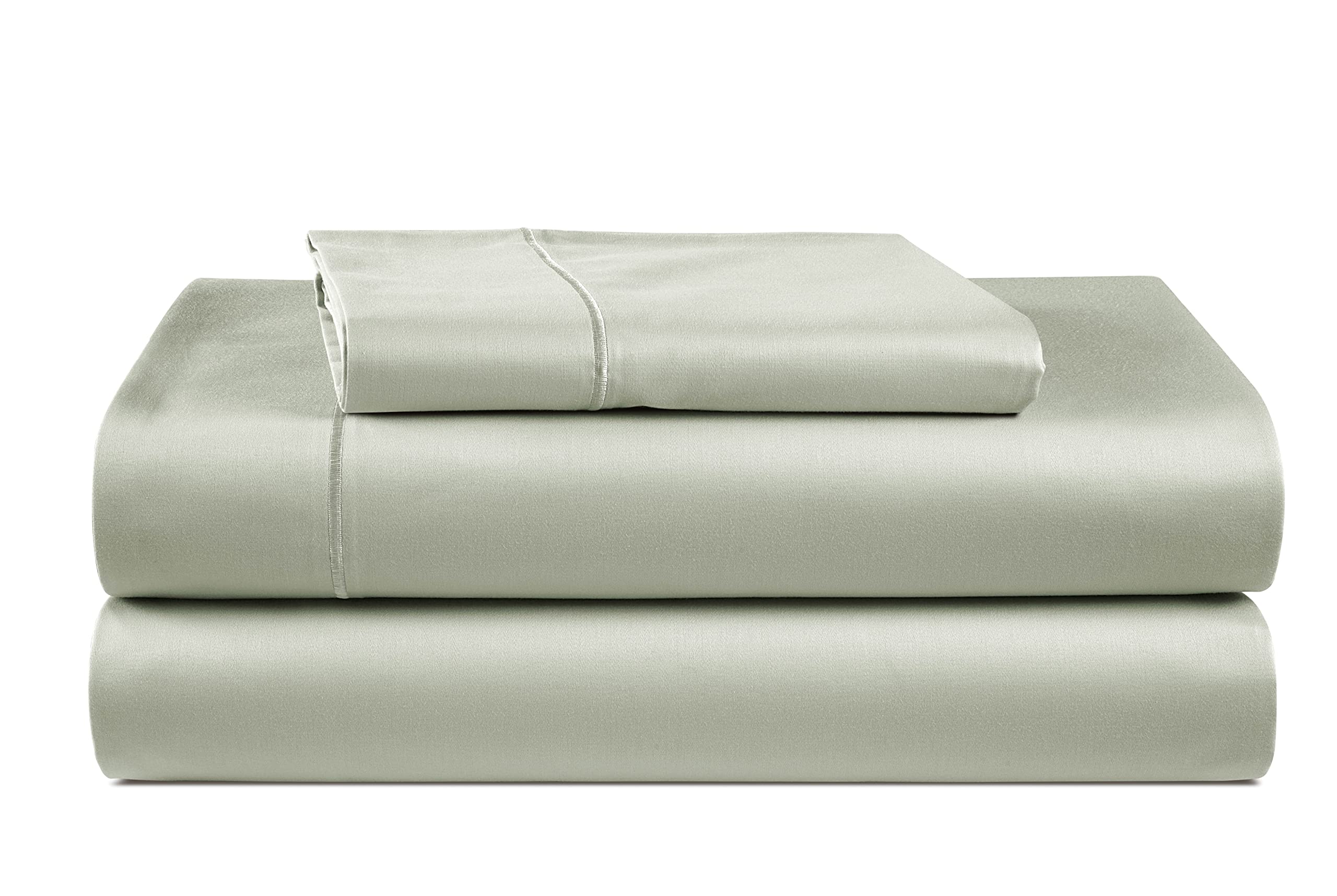 100% Egyptian Cotton Sheets Queen Size - 1000 Thread Count White Bed Sheets for Queen Size Bed, Long Staple Cotton Bedding Sheets, Sateen Weave, Luxury Hotel Sheets, Fits upto 17" Mattress
