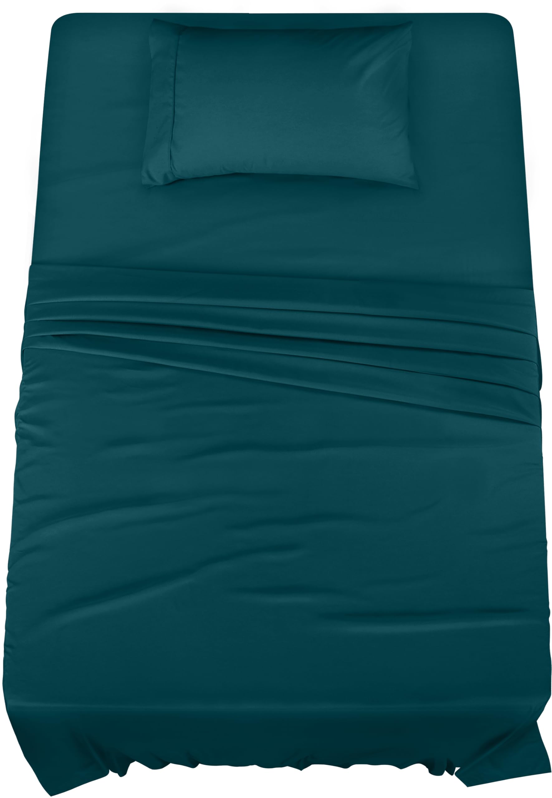 Queen Bed Sheets Set - 4 Piece Bedding - Brushed Microfiber - Shrinkage and Fade Resistant - Easy Care (Queen, Grey)
