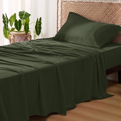 Cooling Sheet Set, Deep Pocket Up to 16", Breathable & Soft Bed Sheets, Hotel Luxury Silky Bedding Sheets & Pillowcases
