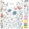 1     HARDCOVER 2025 Planner, 8.5"x11": 14 Months (November 2024 - December 2025), Daily Weekly Monthly Planner, Yearly Agenda, Bookmark, Pocket Folder and Sticky Note Set (Pastel Peacock)