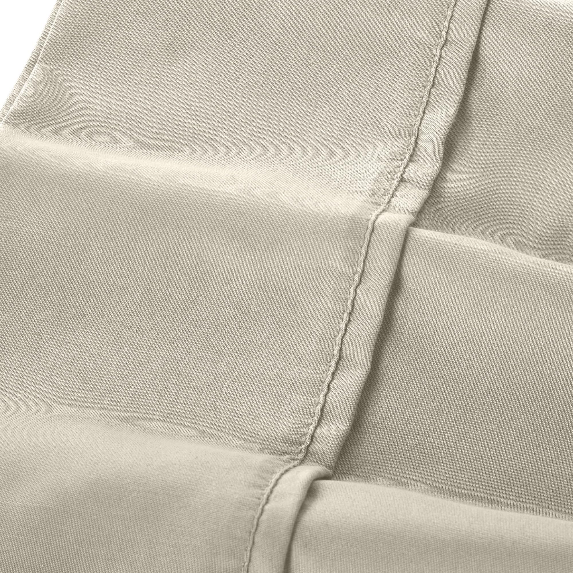 1     Modern Threads Silky Soft Microfiber and Wrinkle Free Sheets - Luxurious Microfiber Bed Sheets Includes Flat Sheet, Fitted Sheet with Deep Pockets, & Pillowcases Ivory, Full