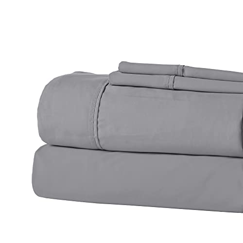 1     Modern Threads Silky Soft Microfiber and Wrinkle Free Sheets - Luxurious Microfiber Bed Sheets Includes Flat Sheet, Fitted Sheet with Deep Pockets, & Pillowcases Ivory, Full