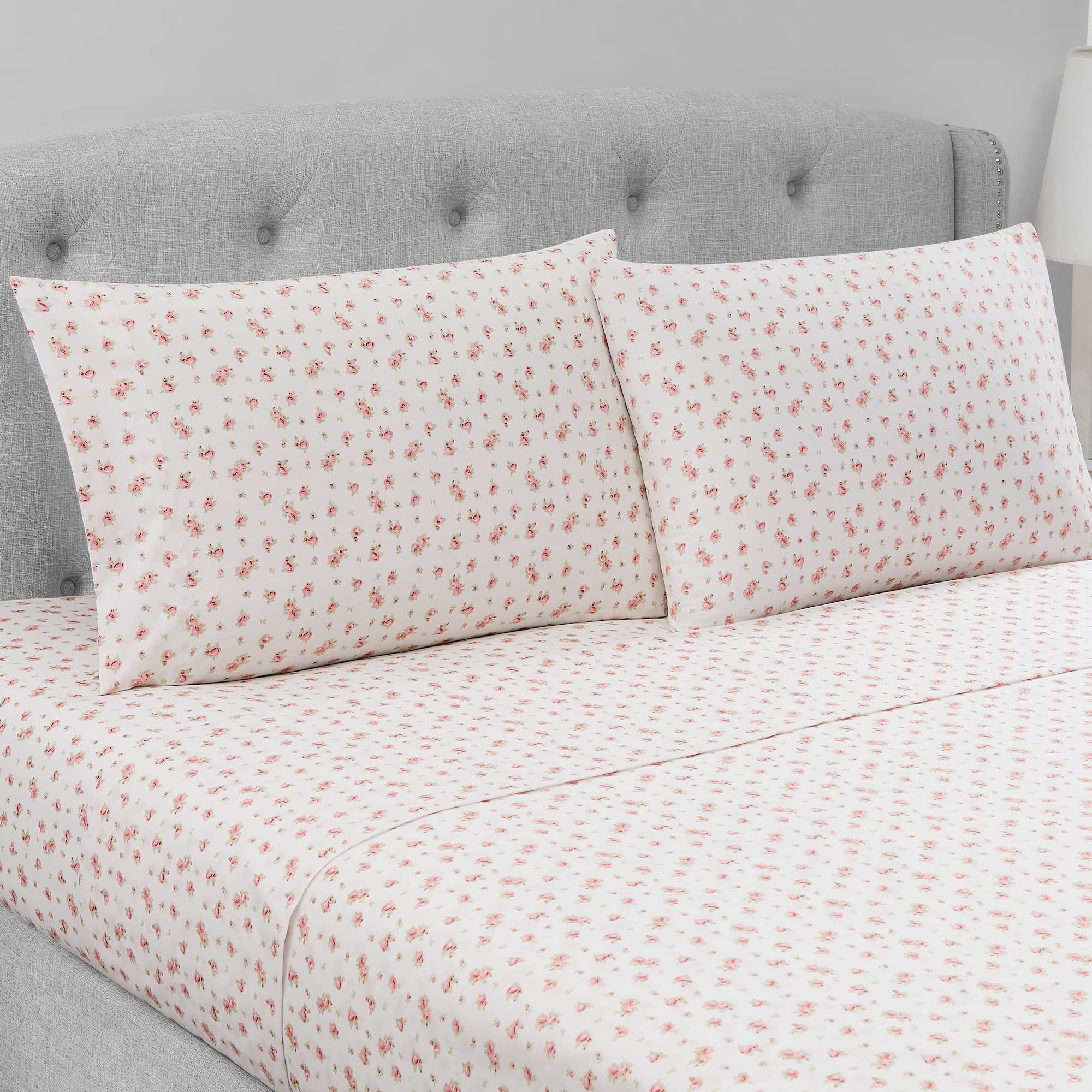 1     Modern Threads Silky Soft Microfiber and Wrinkle Free Sheets - Luxurious Microfiber Bed Sheets Includes Flat Sheet, Fitted Sheet with Deep Pockets, & Pillowcases Ivory, Full