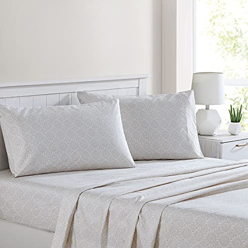 1     Modern Threads Silky Soft Microfiber and Wrinkle Free Sheets - Luxurious Microfiber Bed Sheets Includes Flat Sheet, Fitted Sheet with Deep Pockets, & Pillowcases Ivory, Full