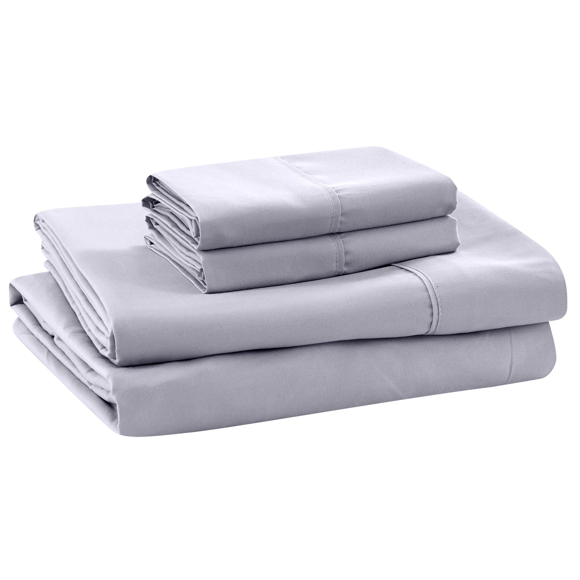 1     Modern Threads Silky Soft Microfiber and Wrinkle Free Sheets - Luxurious Microfiber Bed Sheets Includes Flat Sheet, Fitted Sheet with Deep Pockets, & Pillowcases Ivory, Full