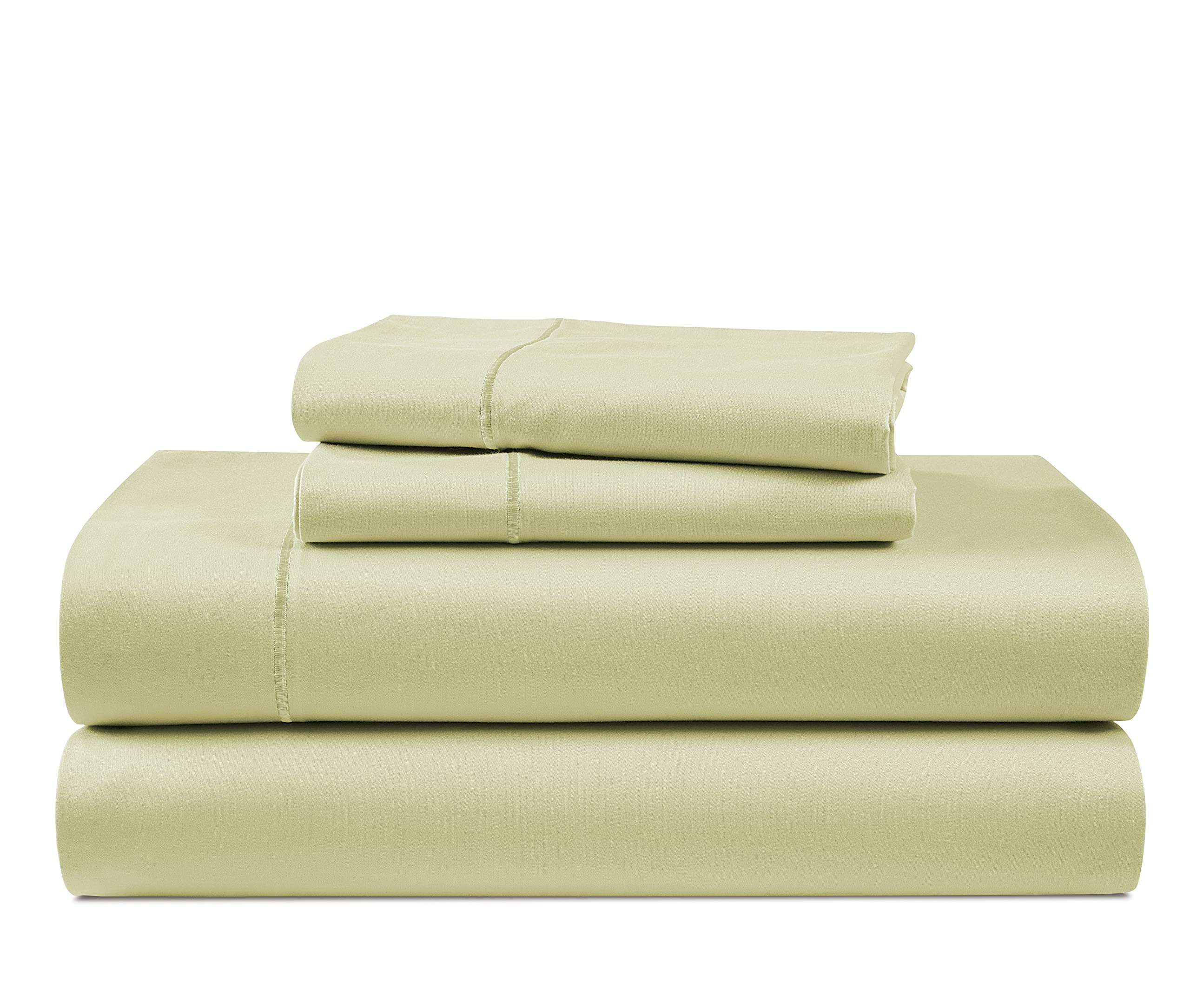 改LANE LINEN 100% Egyptian Cotton Sheets Queen Size - 1000 Thread Count White Bed Sheets for Queen Size Bed, Long Staple Cotton Bedding Sheets, Sateen Weave, Luxury Hotel Sheets, Fits upto 17" Mattress