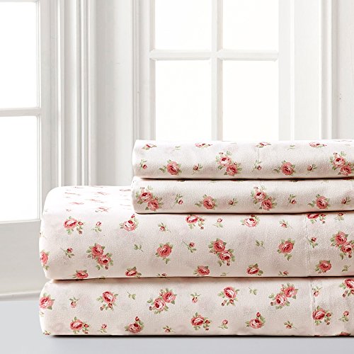1     Modern Threads Silky Soft Microfiber and Wrinkle Free Sheets - Luxurious Microfiber Bed Sheets Includes Flat Sheet, Fitted Sheet with Deep Pockets, & Pillowcases Ivory, Full