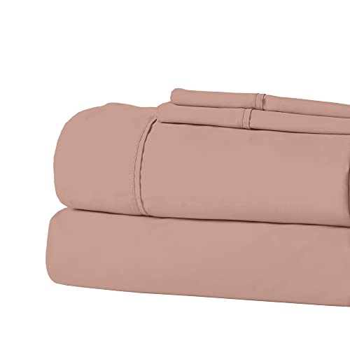 1     Modern Threads Silky Soft Microfiber and Wrinkle Free Sheets - Luxurious Microfiber Bed Sheets Includes Flat Sheet, Fitted Sheet with Deep Pockets, & Pillowcases Ivory, Full