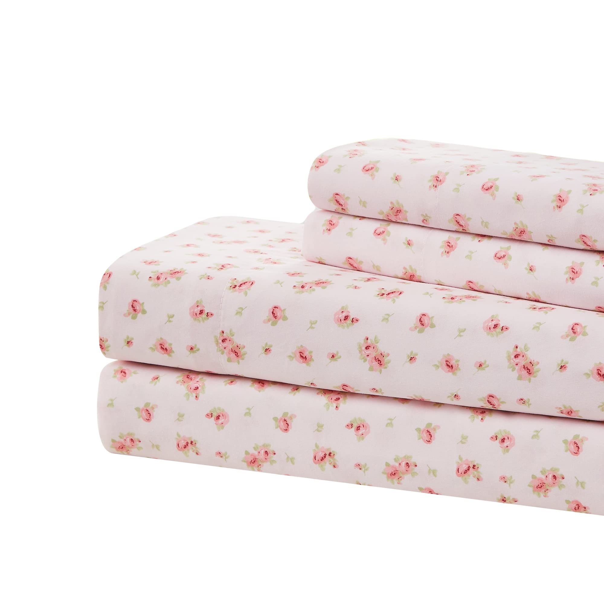 1     Modern Threads Silky Soft Microfiber and Wrinkle Free Sheets - Luxurious Microfiber Bed Sheets Includes Flat Sheet, Fitted Sheet with Deep Pockets, & Pillowcases Ivory, Full
