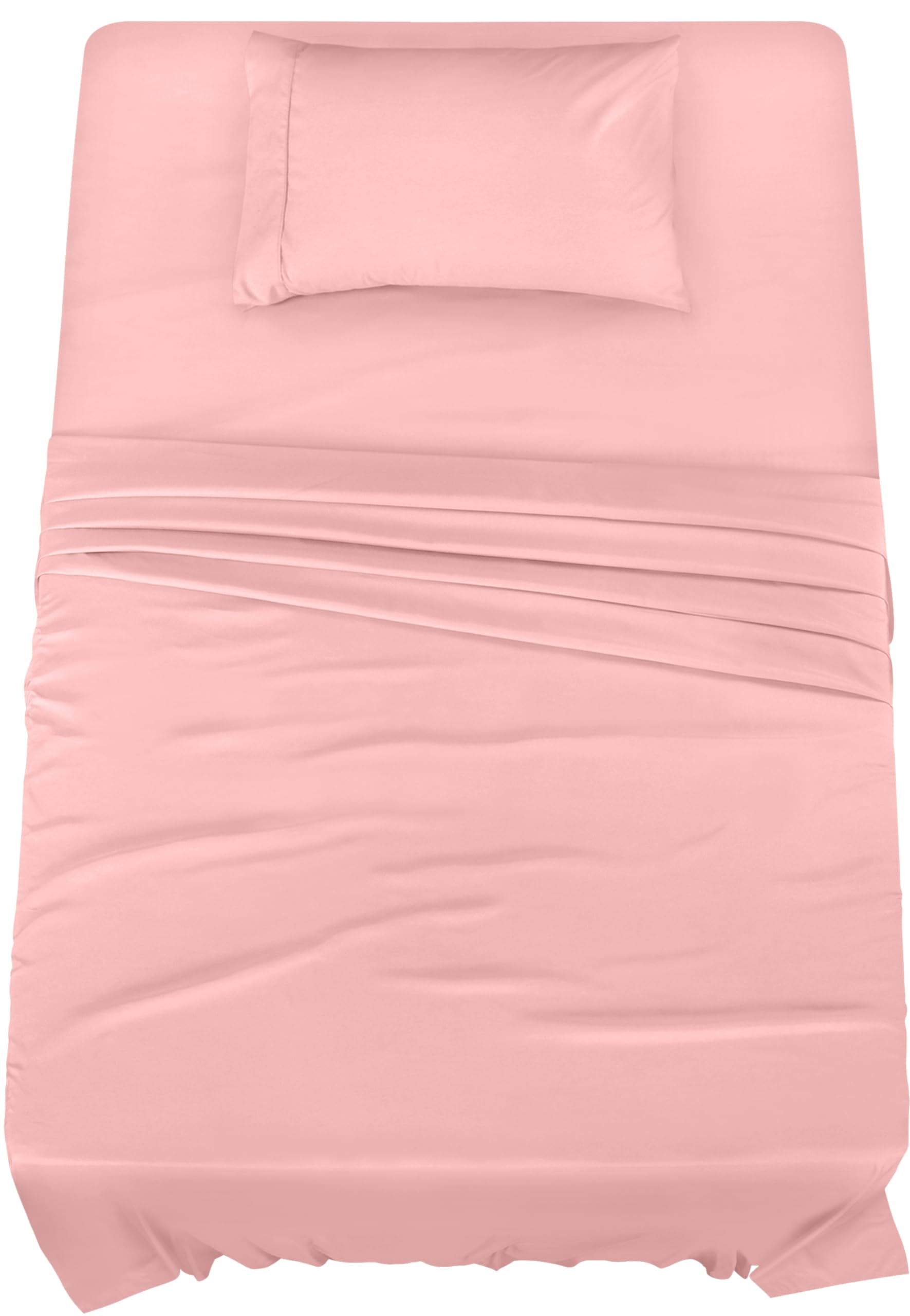 Queen Bed Sheets Set - 4 Piece Bedding - Brushed Microfiber - Shrinkage and Fade Resistant - Easy Care (Queen, Grey)