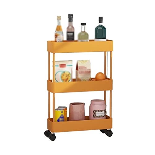 Kitchen Storage Kitchen Rack Floor-to-Ceiling Multi-Layer Removable Gap Storage Rack Daily Household Space-Saving Storage Rack Closet Shelves