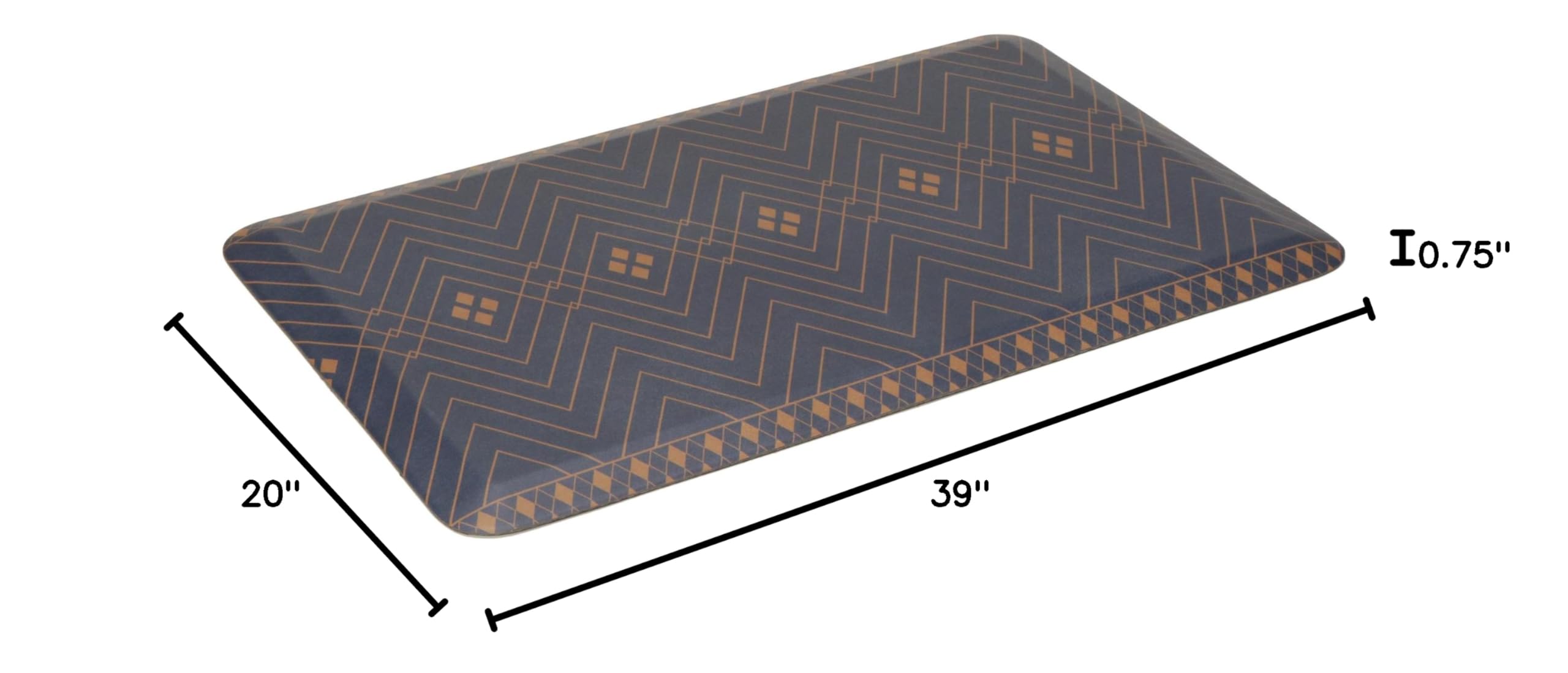 Standing Desk Mat - Comfort at Home, Office, Garage - Non Slip, Durable and Stain Resistant