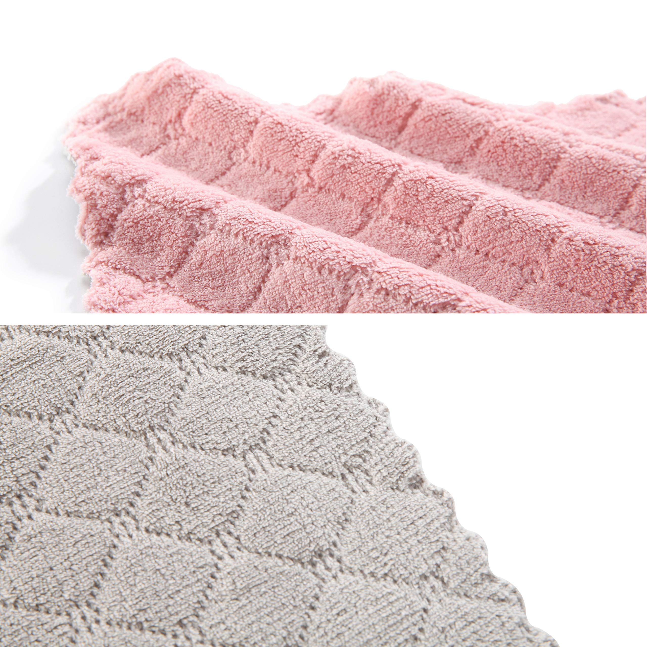 改Hypermotion Microfiber Cleaning Cloth, Kitchen Towels, Double-Sided Microfiber Towel Lint Free Highly Absorbent Multi-Purpose Dust and Dirty Cleaning Supplies for Kitchen Car Cleaning. Pack of 12