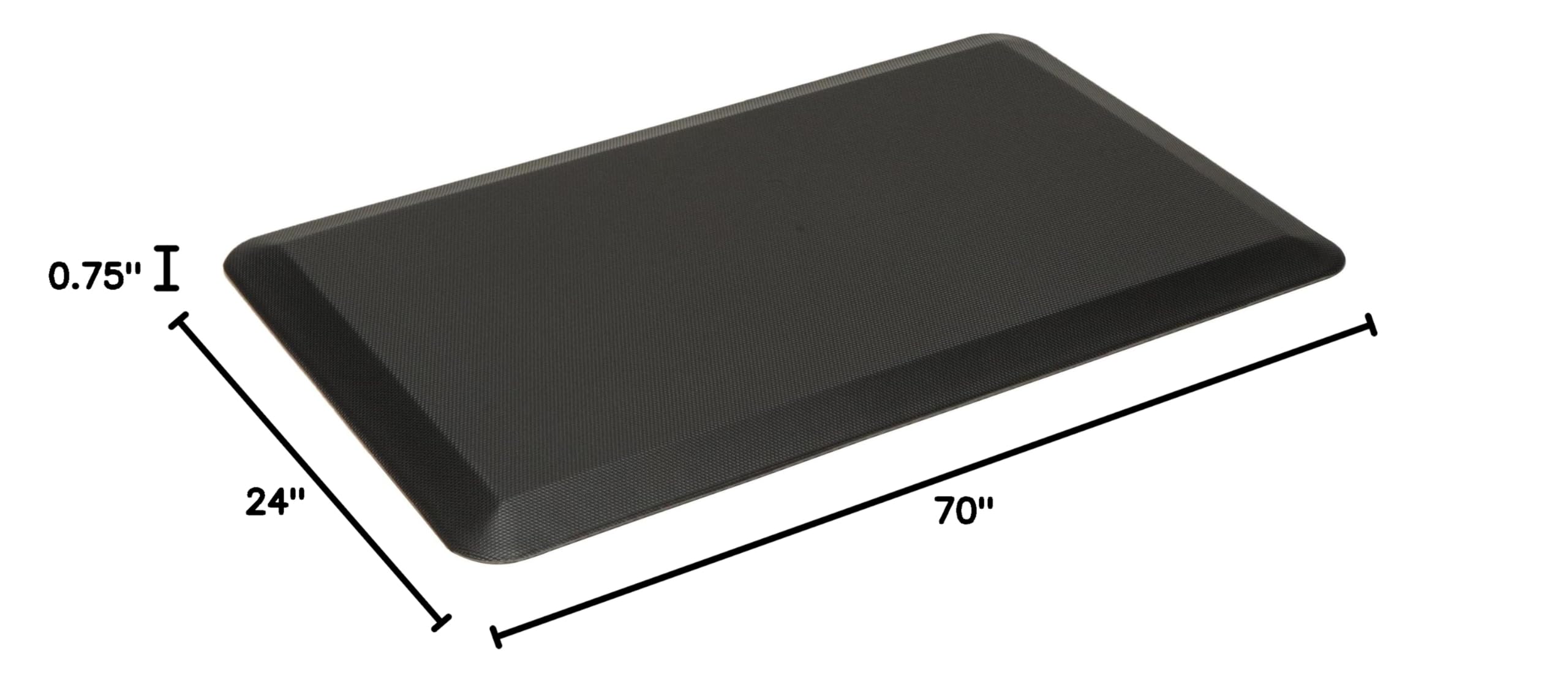 Standing Desk Mat - Comfort at Home, Office, Garage - Non Slip, Durable and Stain Resistant