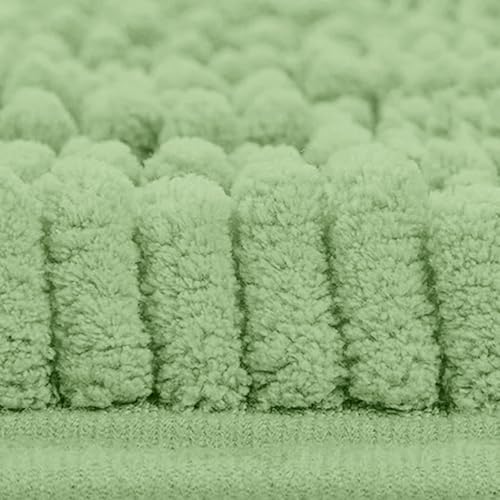 Luxury Chenille Bathroom Rug Mat, Extra Soft Thick Absorbent Shaggy Bath Rugs, Non-Slip Machine Wash Dry Plush Bath Mats for Bathroom, Shower, and Tub