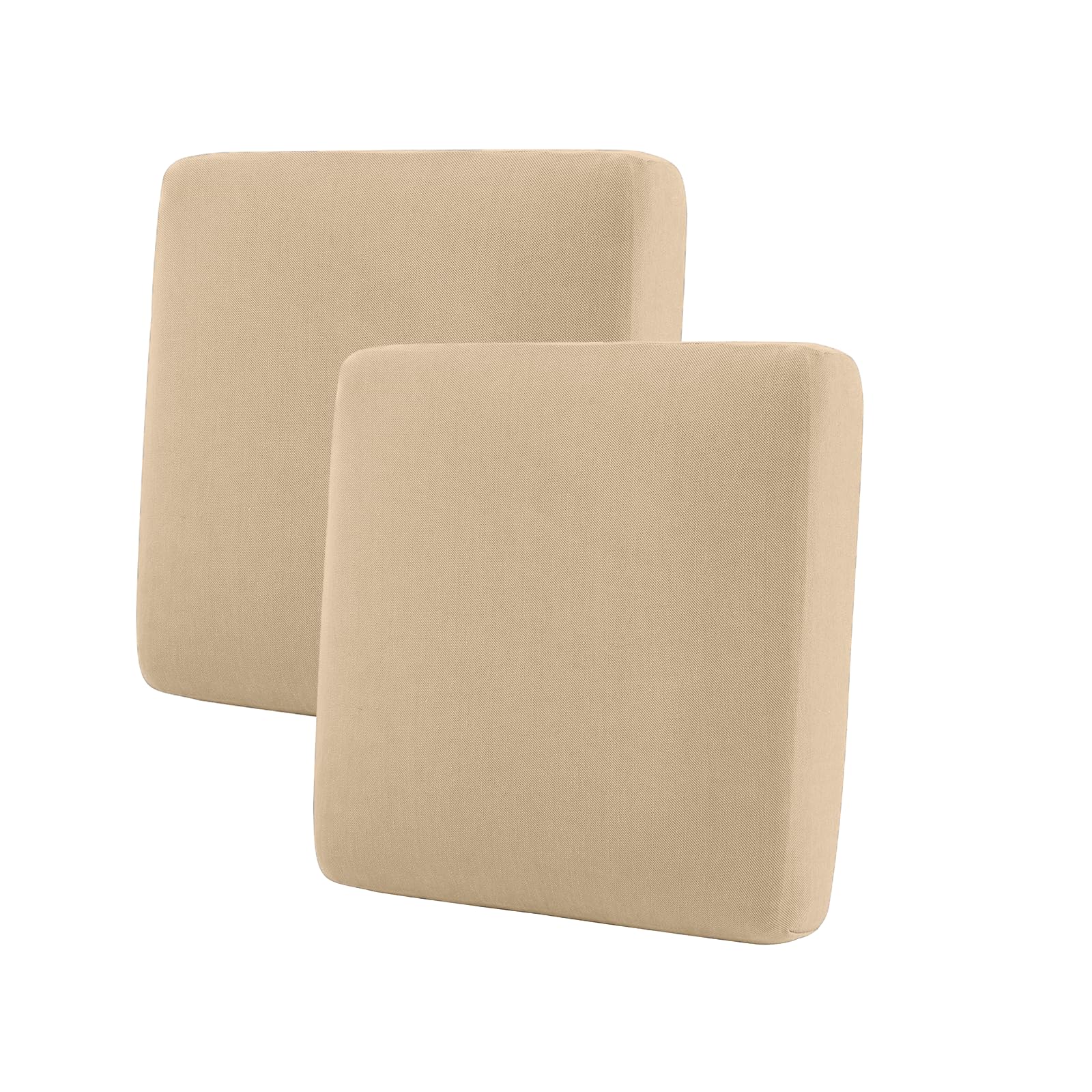 Couch Cushion Covers Individual Large Super Stretch Chenille (Sturdier Version) Sofa Cushion Covers, Couch Seat Covers Couch Slipcovers Furniture Protector (3 Piece Seat Cushion Covers)