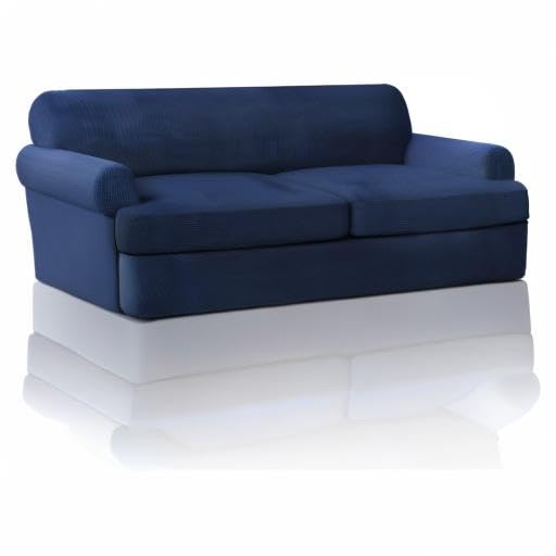 T Cushion Sofa Slipcover 4 Pieces Sofa Covers for T Cushion Shape Seat Covers Machine Washable, Sand