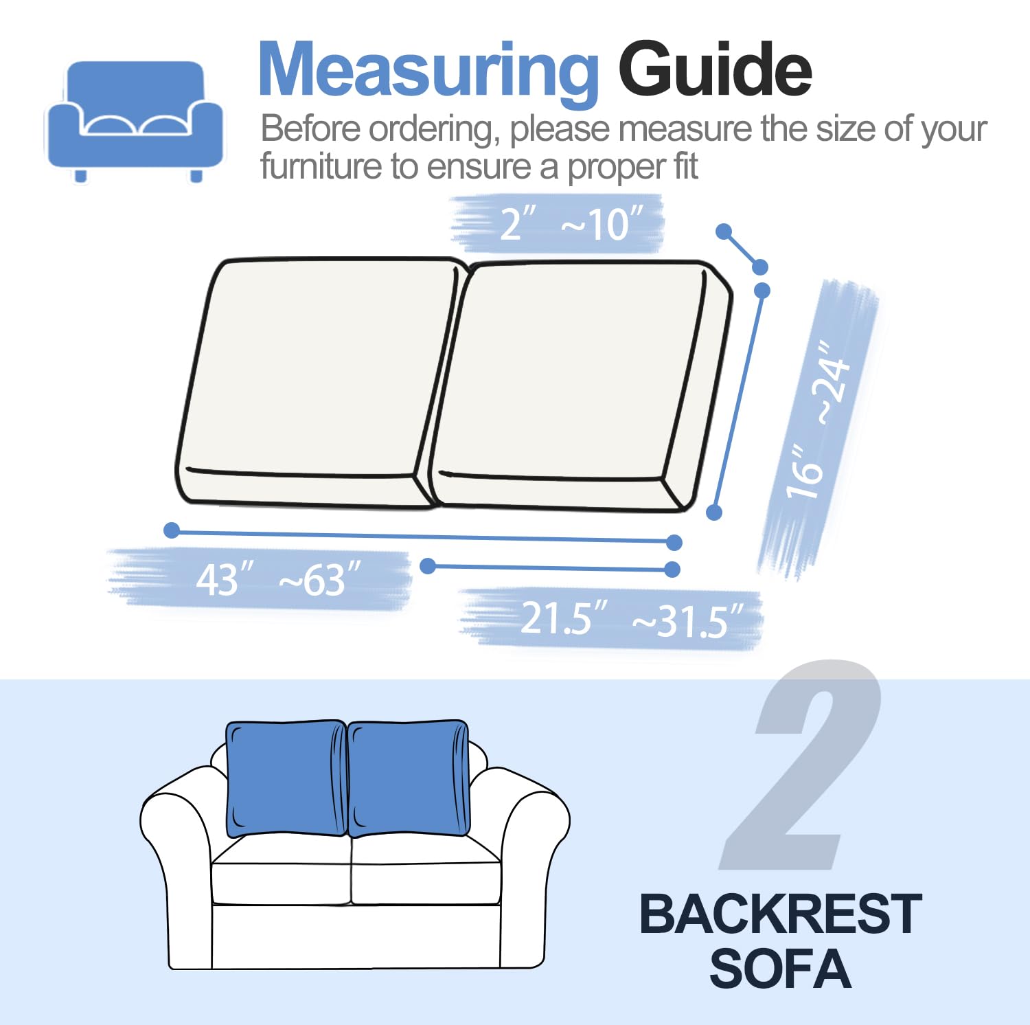 改Couch Cushion Covers Individual Large Super Stretch Chenille (Sturdier Version) Sofa Cushion Covers, Couch Seat Covers Couch Slipcovers Furniture Protector (3 Piece Seat Cushion Covers, Grey)