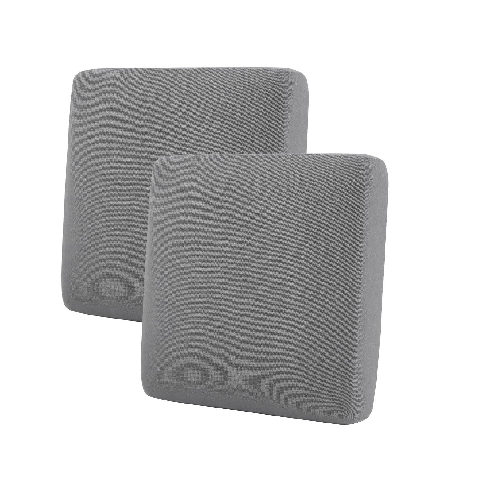 Couch Cushion Covers Individual Large Super Stretch Chenille (Sturdier Version) Sofa Cushion Covers, Couch Seat Covers Couch Slipcovers Furniture Protector (3 Piece Seat Cushion Covers)