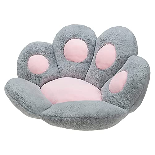 Cartoon Bear paw cat Claw Cushion, Half-Surround Cushion, Lazy one-Piece Sofa, Office seat, Student Cushion (60cm*70cm)