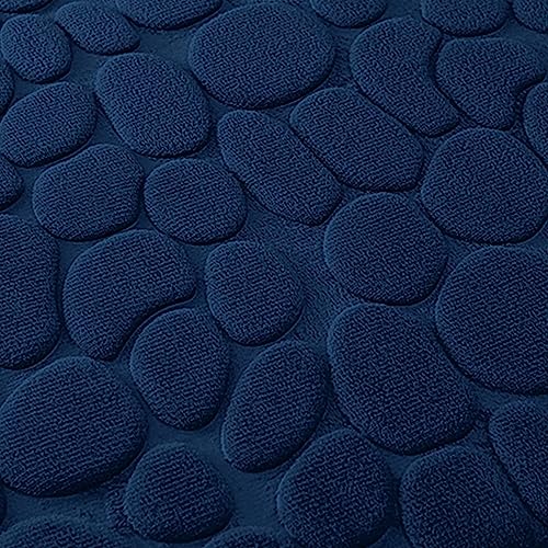 Memory Foam Bath Mat Cobblestone Bathroom Rugs Super Water Absorbent Machine Washable Bath Rugs