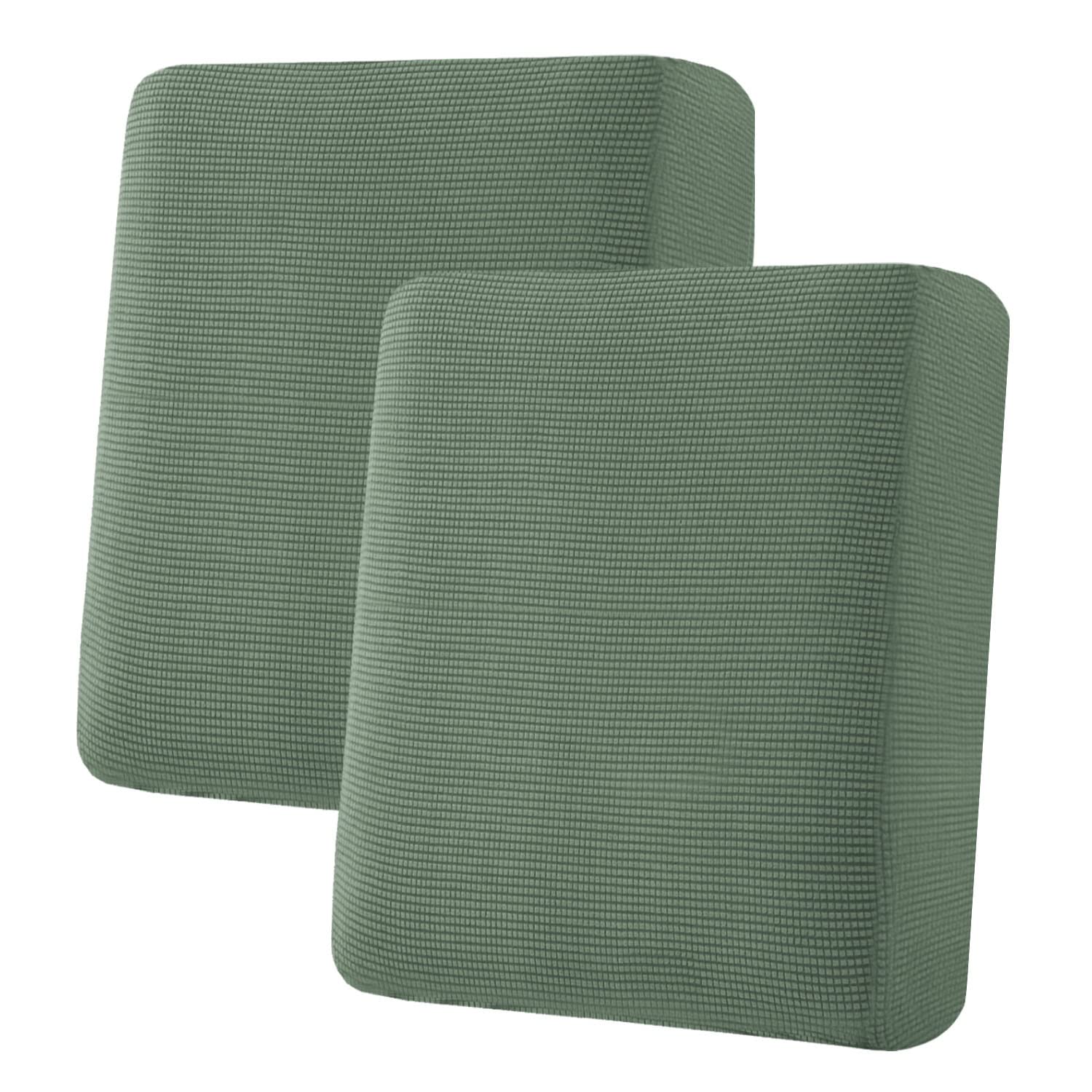 Super Stretch Individual Seat Cushion Covers Sofa Covers Couch Cushion Covers Slipcover Sets Thick Jacquard Textured Twill Fabric (1 Piece Sofa Cushion Cover)