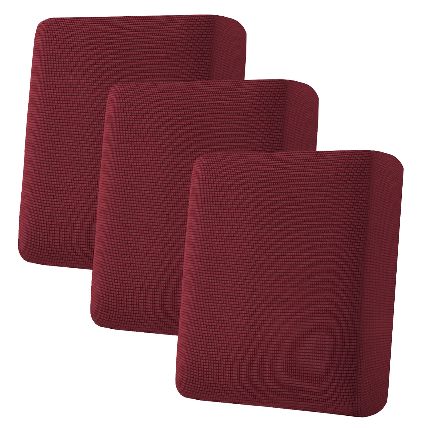 Super Stretch Individual Seat Cushion Covers Sofa Covers Couch Cushion Covers Slipcover Sets Thick Jacquard Textured Twill Fabric (1 Piece Sofa Cushion Cover)