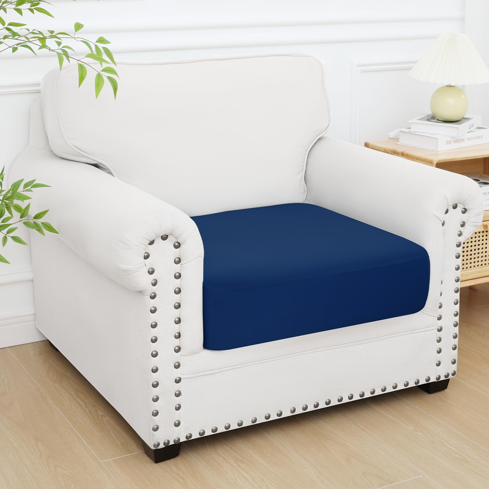 Printed Couch Cushion Covers, Stretch Sofa Cushion Covers Replacement, Non-Slip Sofa Seat Cushion Slipcovers, Soft Couch Covers for Indoor and Outdoor