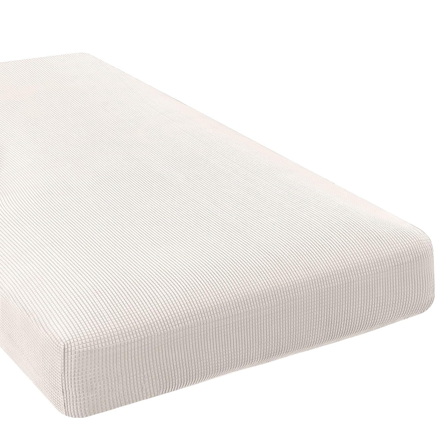 Super Stretch Individual Seat Cushion Covers Sofa Covers Couch Cushion Covers Slipcover Sets Thick Jacquard Textured Twill Fabric (1 Piece Sofa Cushion Cover)