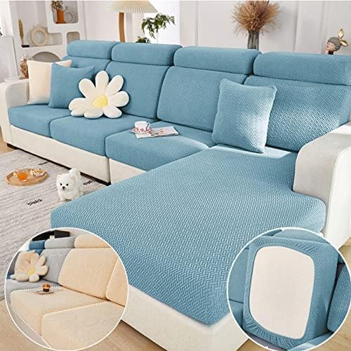 改Magic Sofa Covers Couch Covers 2024 New Wear-Resistant Universal Sofa Covers Washable Stretch Couch Cushion Covers Slipcovers for Sectional Sofa (Texture Green,Back Cover M)